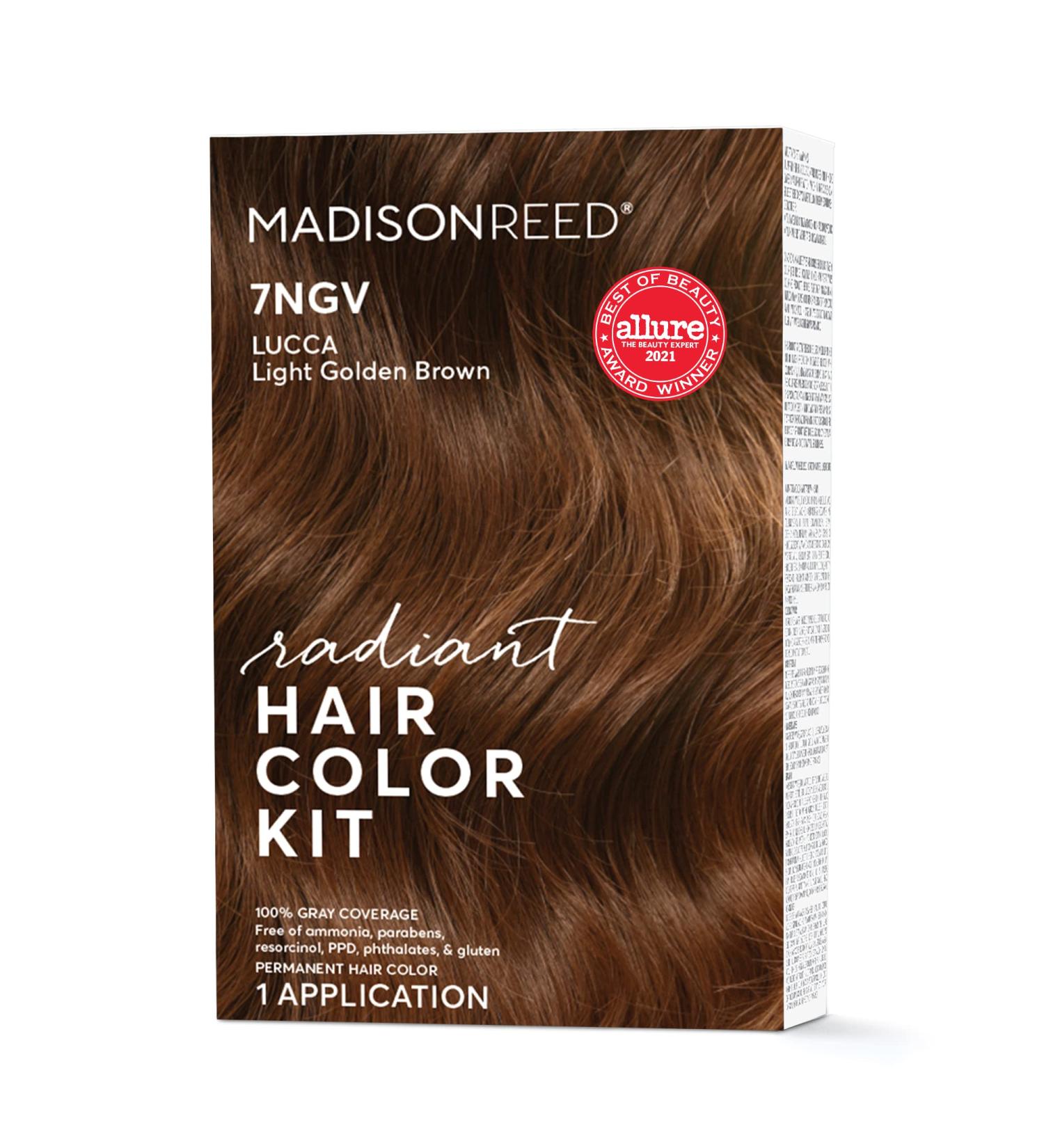 Madison Reed Radiant Hair Color Kit - Shades of Black - Lucca Light Brown 7NGV - Buy Online on GoSupps.com