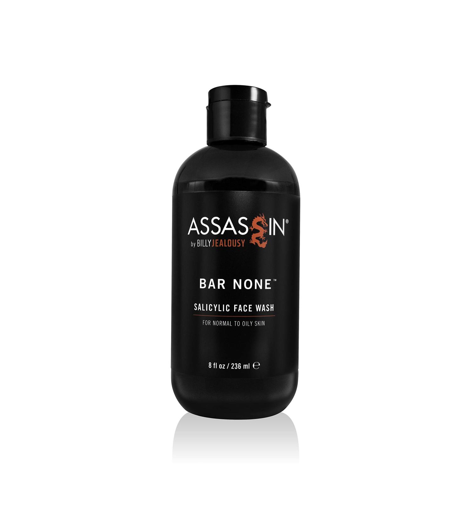 Buy Billy Jealousy Assassin Bar None Salicylic Face Wash for Men - Non-Abrasive Exfoliant for Oily Skin Unclogs Pores & Tones - 8 Fl Oz - Buy Online on GoSupps.com