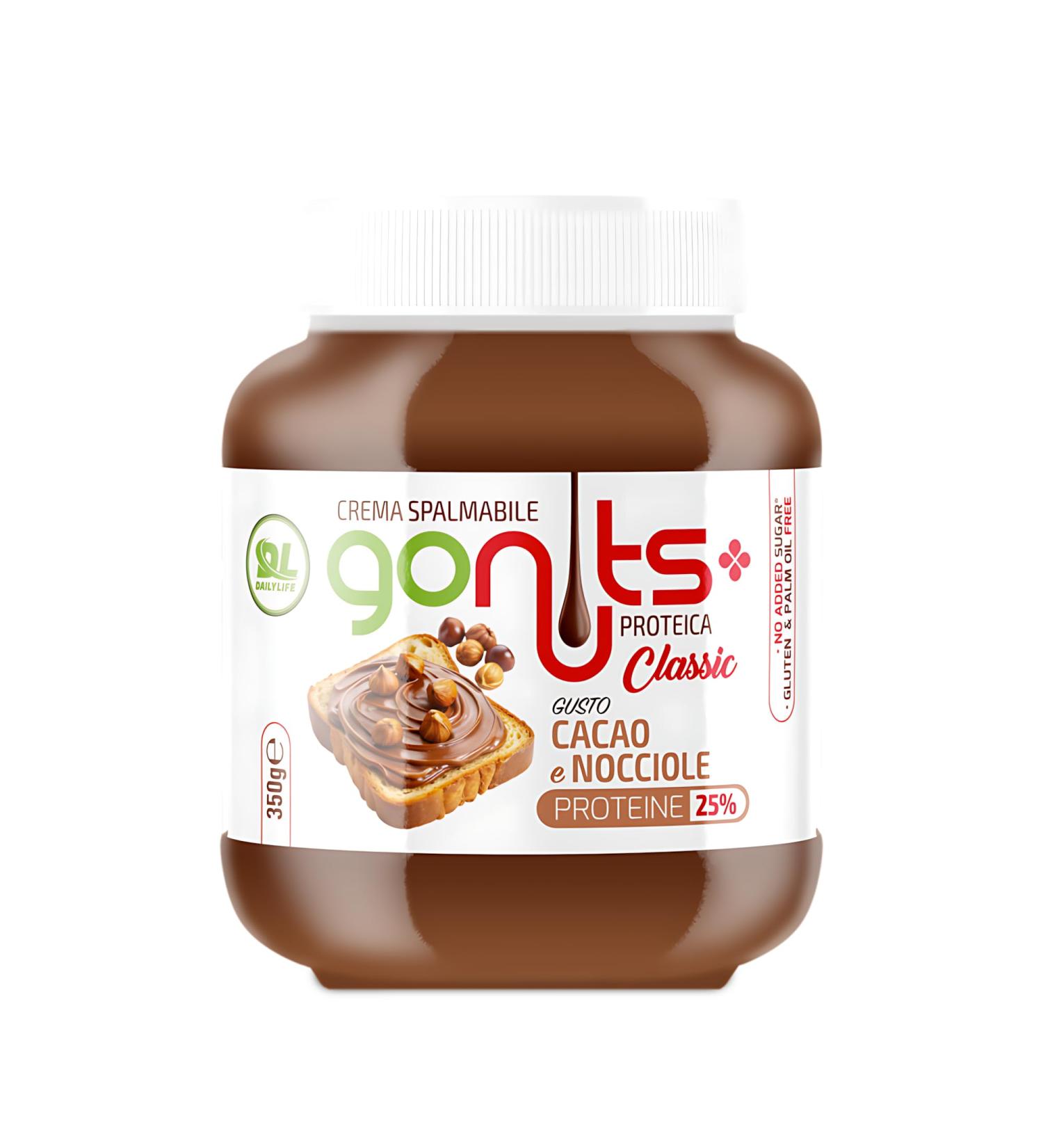 Daily Life Anderson Go Nuts 350g Protein Chocolate Spread like Nutella GONUTS - Buy Online on GoSupps.com