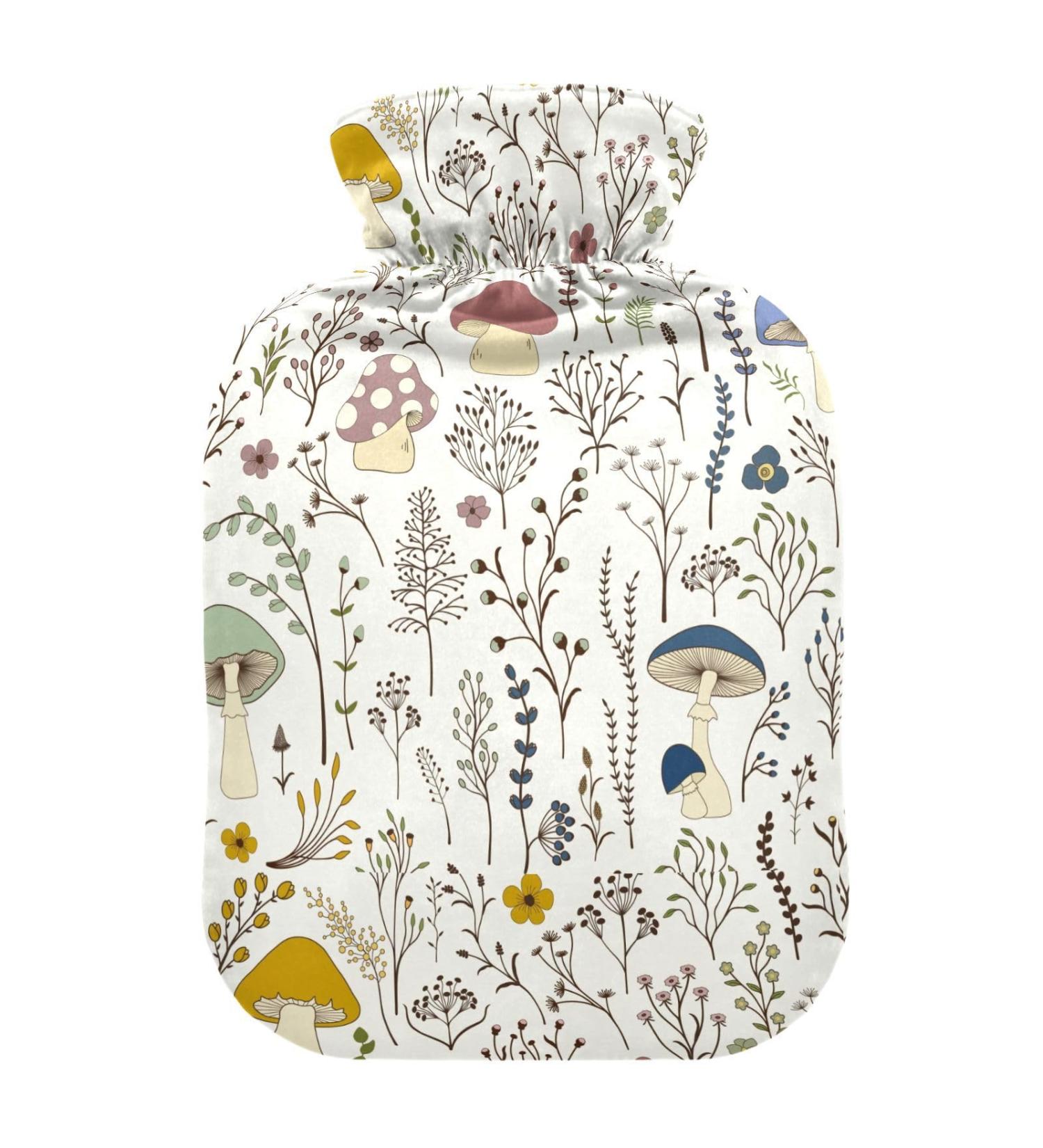 Wild Plants Mushrooms Heat Bottle - 2L Pain Relief & Hand/Foot Warmer for Menstrual Complaints - Buy Online on GoSupps.com