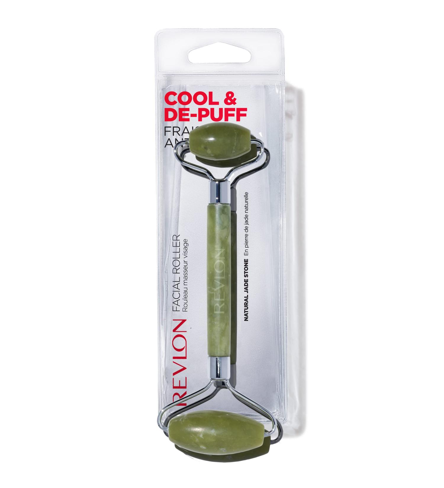 Revlon Natural Jade Stone Facial Roller - Skincare Tool for Radiant Skin - Buy Online on GoSupps.com