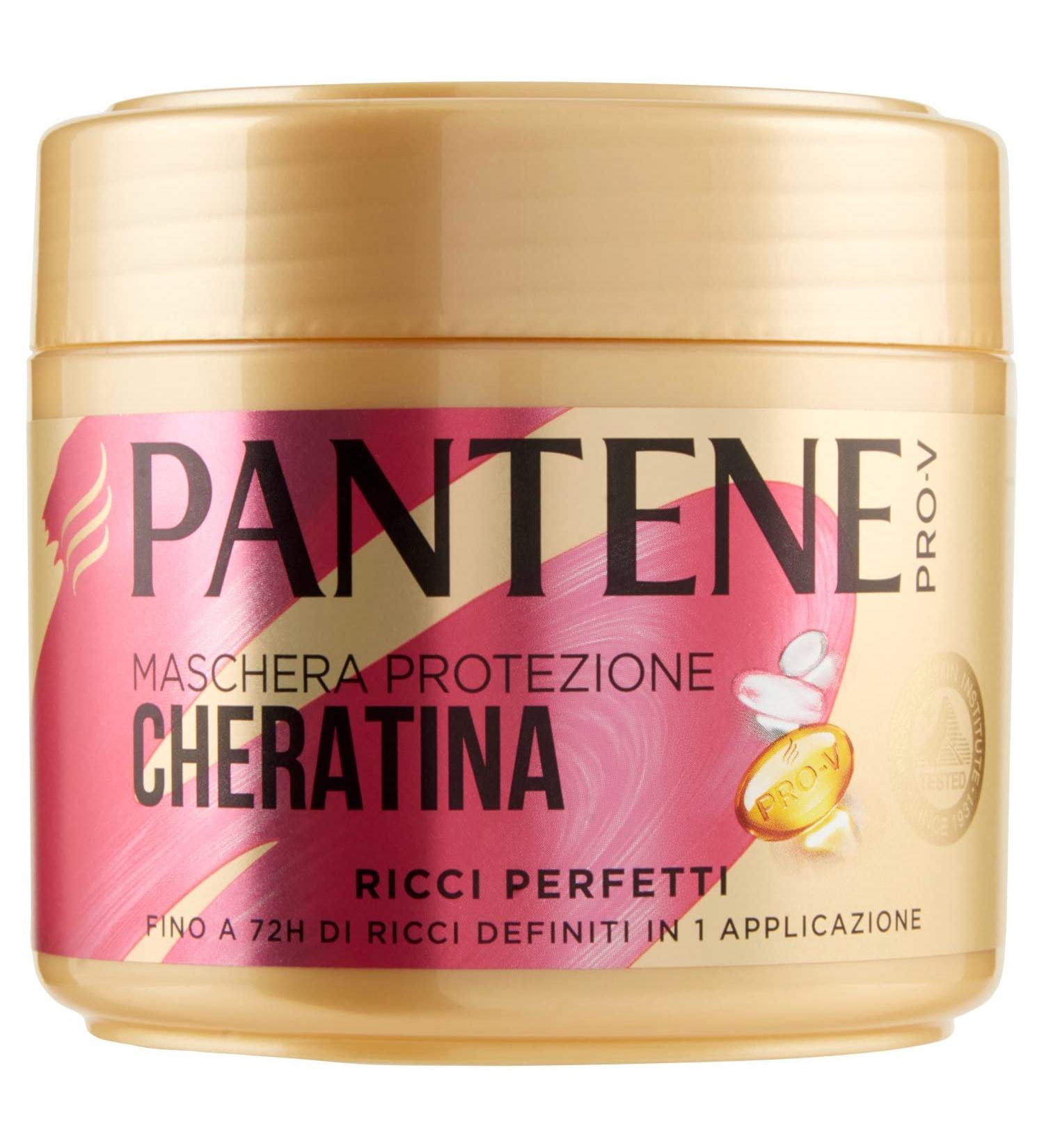 Pantene Pro-V Hair Mask Keratin Protection Perfect Curls Up to 72 Hours of Curls Defined in 1 Application for Crepes Rebellious Curls 300 ml - Buy Online on GoSupps.com