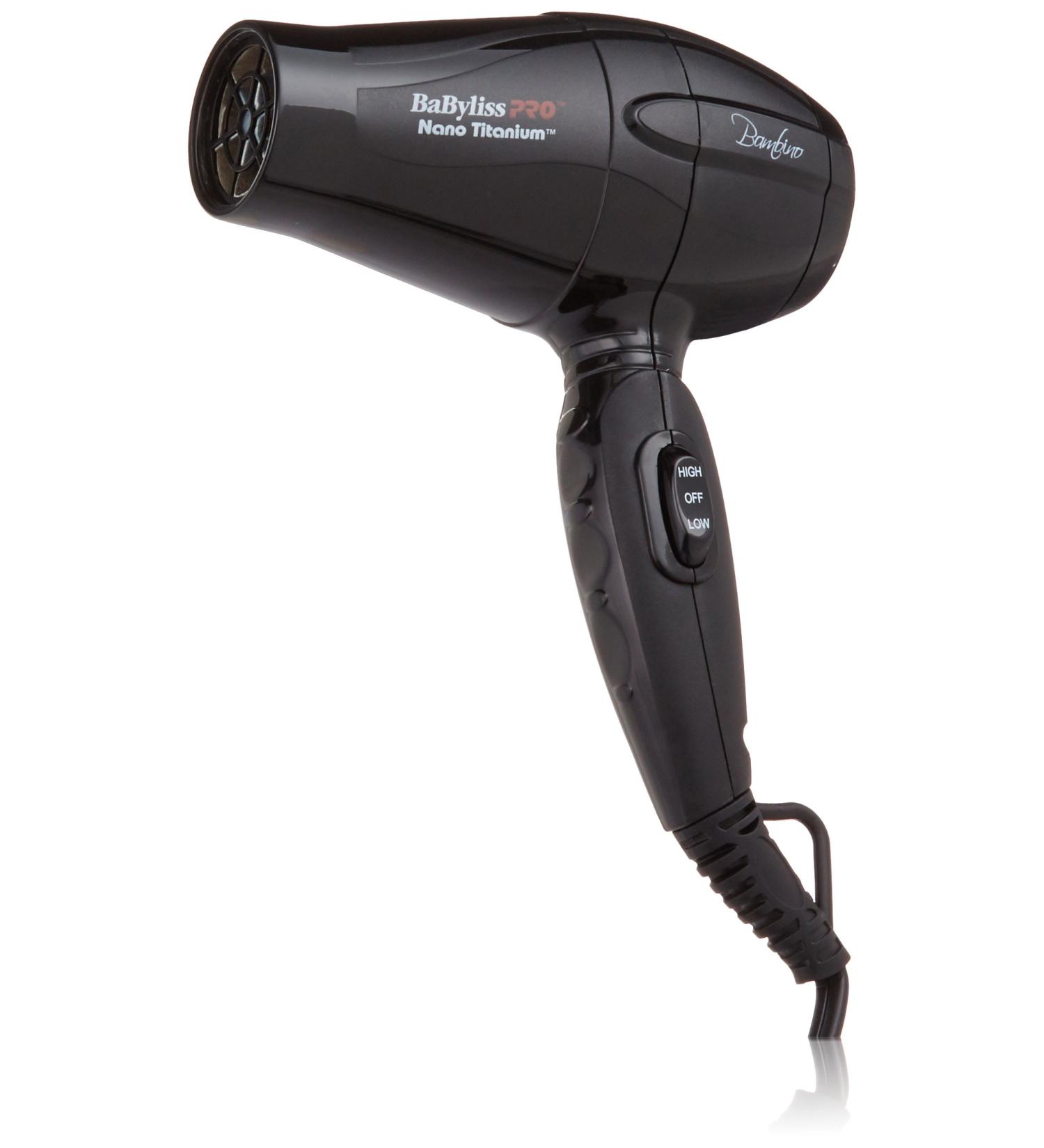 BaBylissPRO Nano Titanium Bambino Compact Dryer - Professional Hair Dryer (Pack of 1) - Buy Online on GoSupps.com