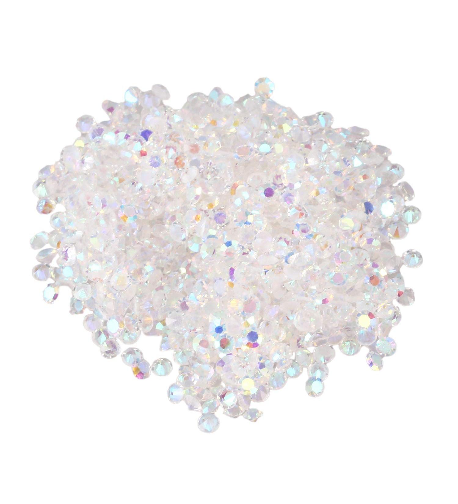 1440 Pieces Micro Type DIY Nails Rhinestone Crystal Flat Back No Rhinestones Need Nail Art Decoration Cosmetics Colours - Buy Online on GoSupps.com
