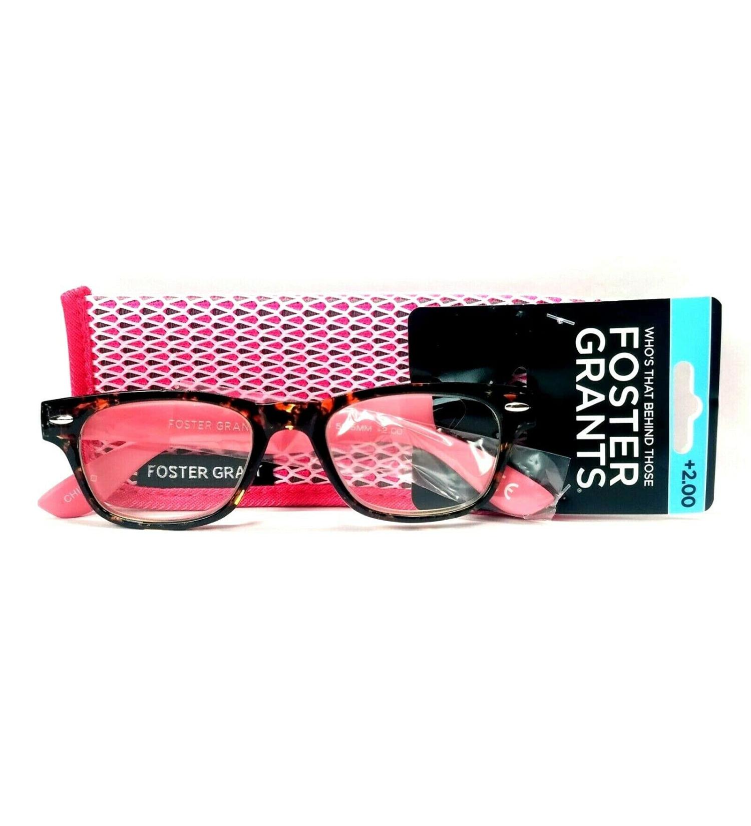 Foster Grant Women's Keena Rectangular Reading Glasses +1.25