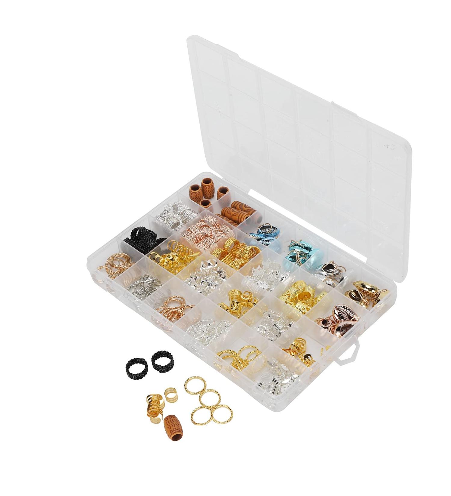 Hair Rings Shell Dreadlock Hair Ring Hair Decoration Braiding Hair Tools for Beauty Salon - Buy Online on GoSupps.com