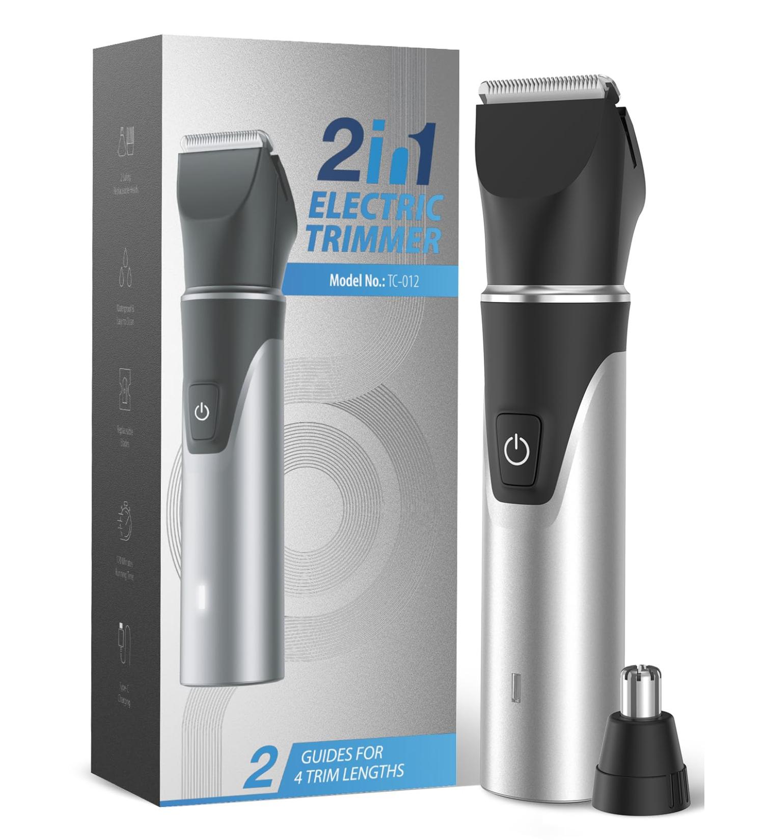 Manscape Body Hair Trimmer for Men | Electric Groin Groomer Waterproof Clippers Nose Hair Trimmers USB C Charging - Perfect Gifts for Him - Buy Online on GoSupps.com