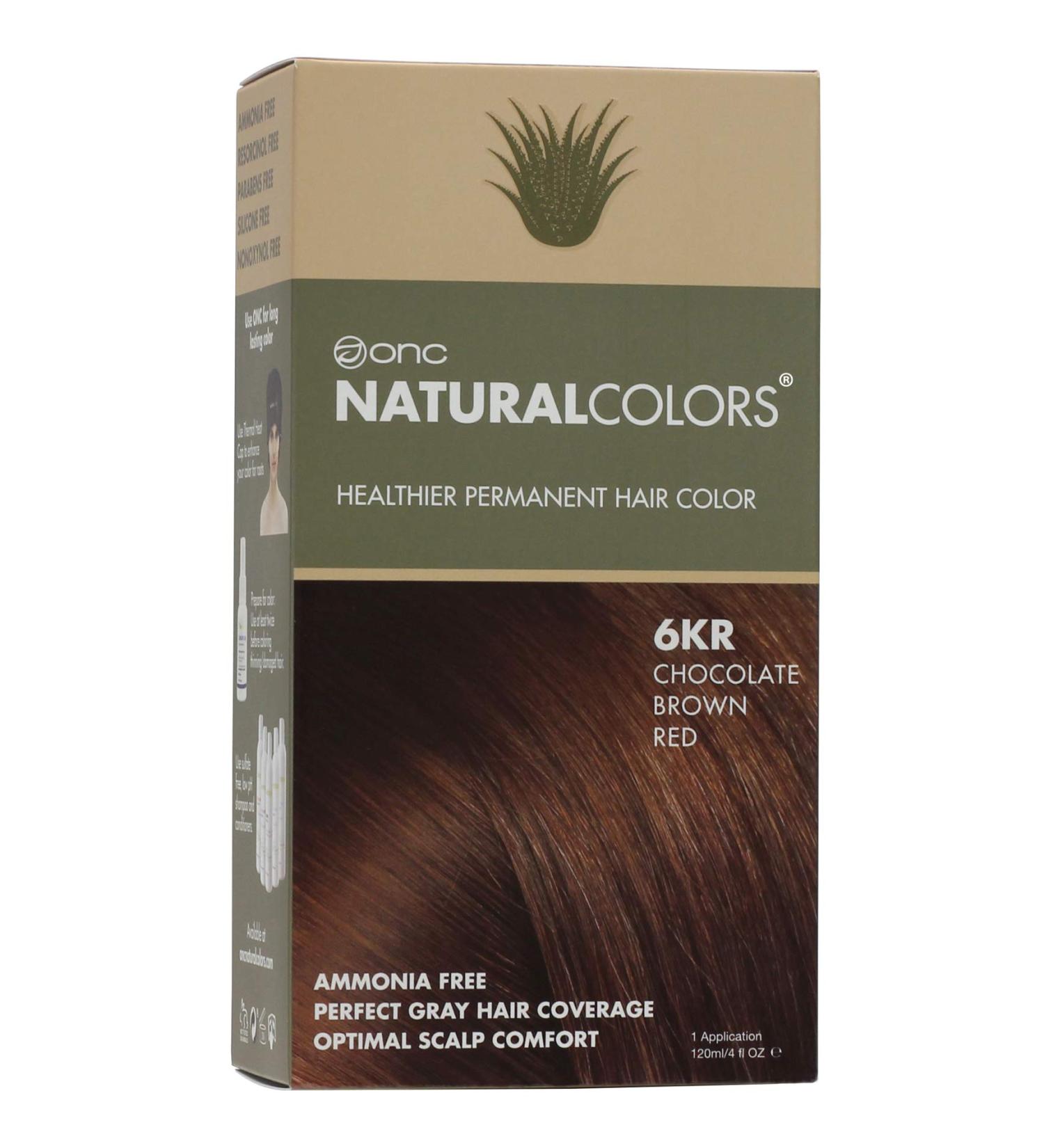 6KR Chocolate Brown Red Hair Dye - 4 fl. oz | Heat Activated | Organic Vegan Ammonia-Free | 100% Gray Coverage - Buy Online on GoSupps.com