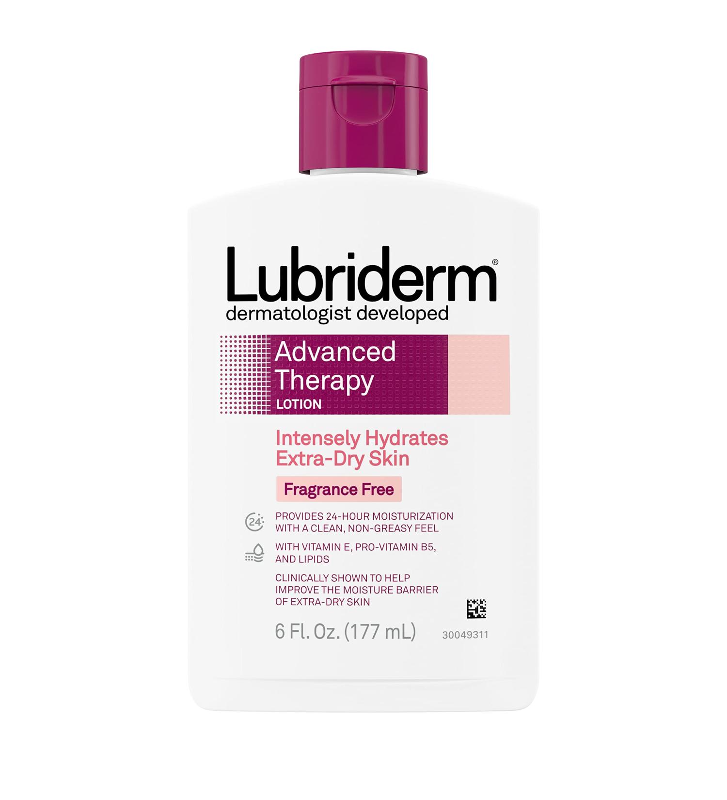 Lubriderm Advanced Therapy Lotion Fragrance-Free 6 Fl. Oz (Pack of 4) 6 Fl Oz (Pack of 4) - Buy Online on GoSupps.com
