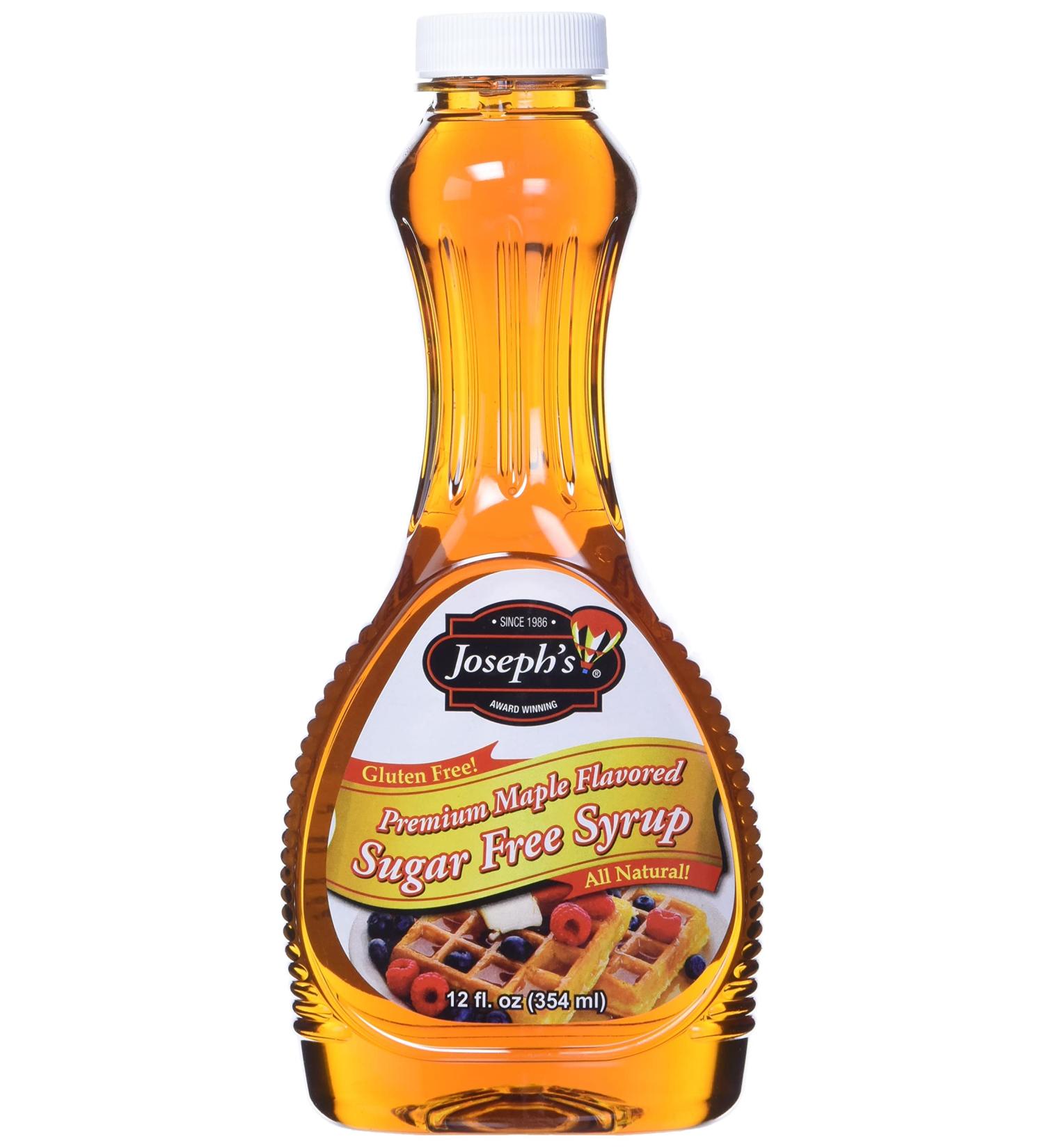 Josephs sugar Free All Natural maple syrup (354ml) - Buy Online on GoSupps.com