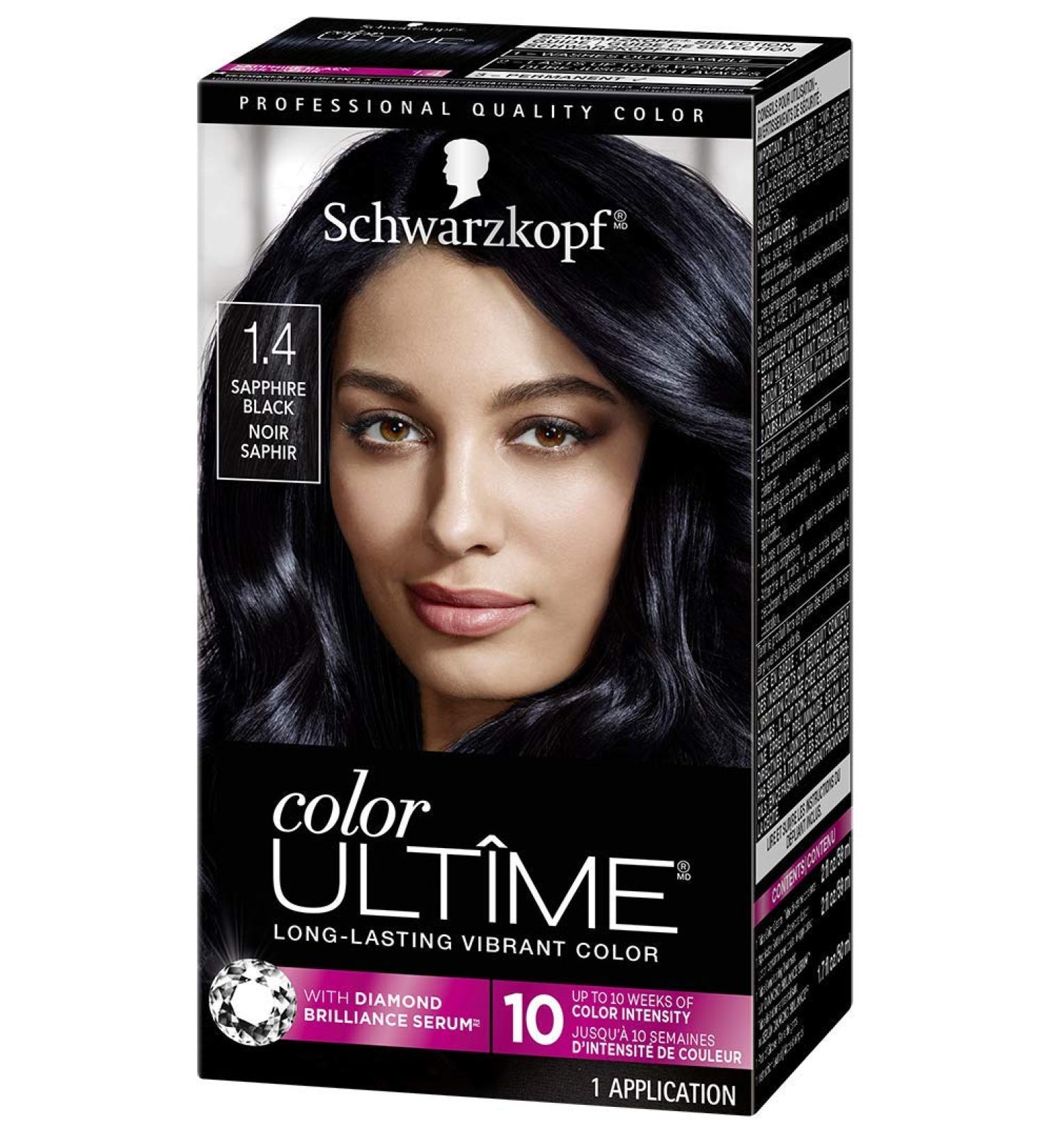 Schwarzkopf Color Ultime Hair Color Cream - Sapphire Black - Buy Online on GoSupps.com