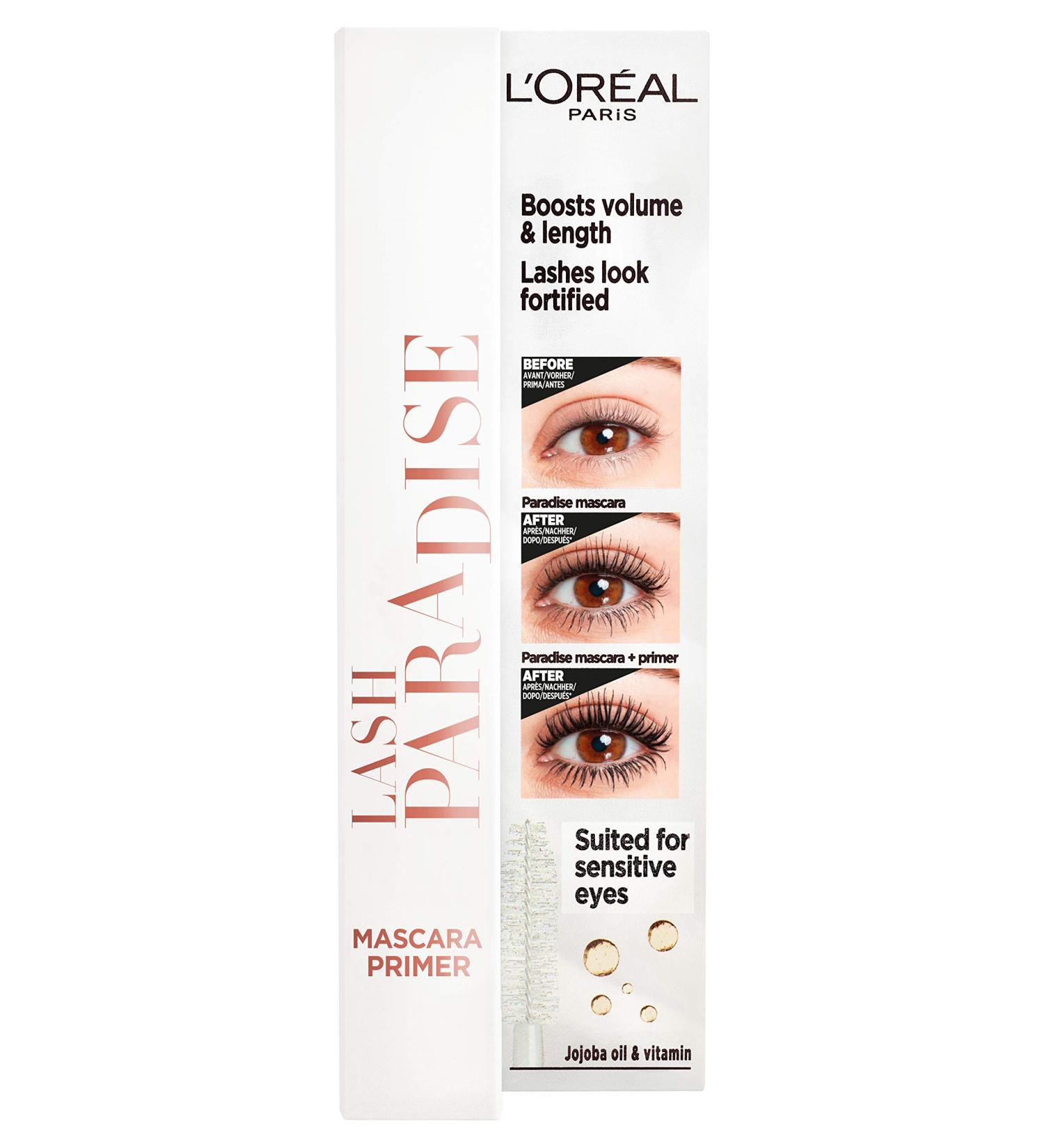 L'Or al Paris Lash Paradise Primer - Transparent 7.2ml for Length Volume & Long-Lasting Mascara Hold | International Shipping - Buy Online on GoSupps.com