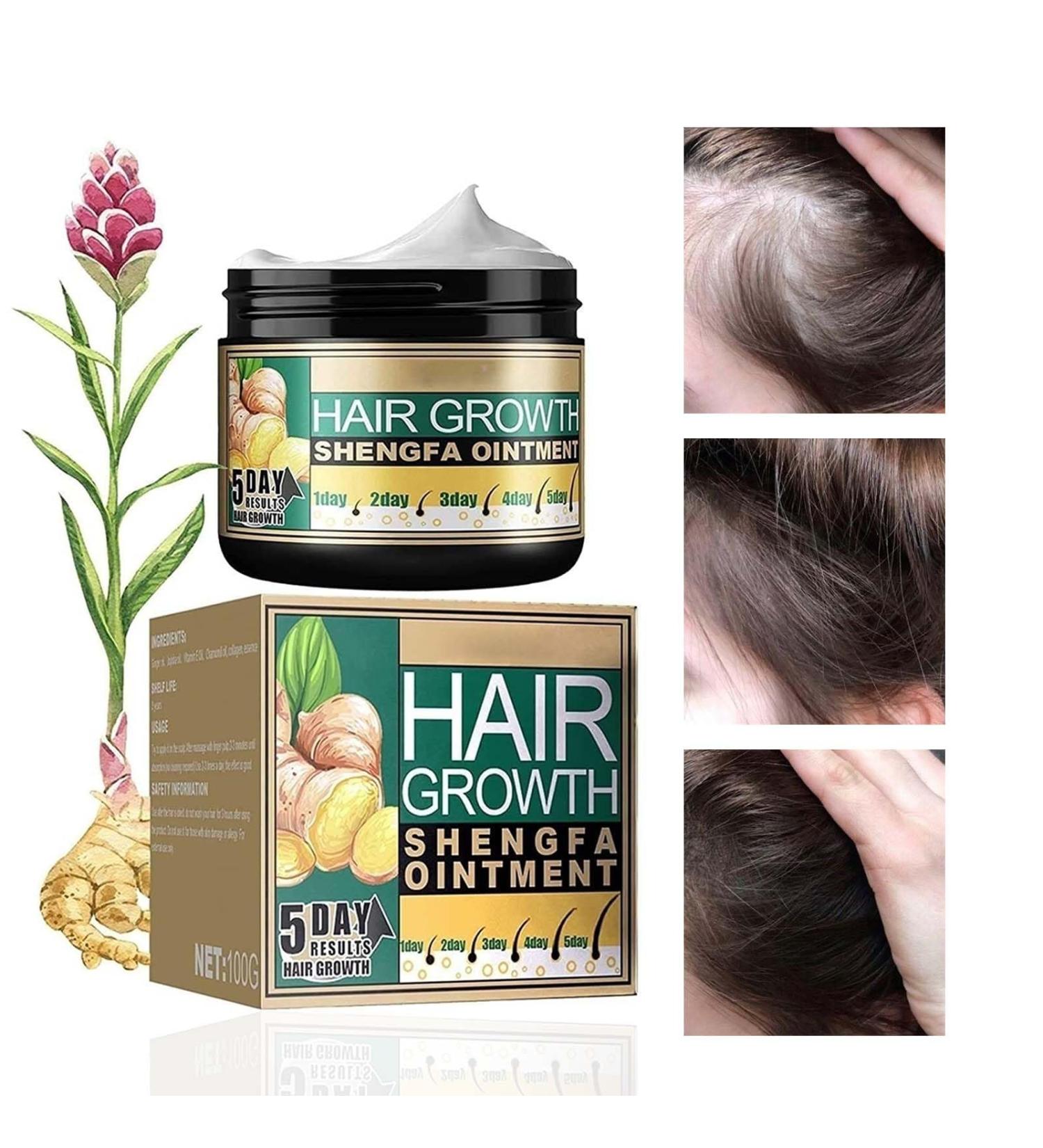 Trendyfave Ginger Hair Growth Cream Hair Cream for Hair Regrowth Natural Herbal Ginger Extract Hair Serum Nourishing Scalp Hair Care Hair Boost Cream for Thinning/Balding/Repairs Hair Follicles - Buy Online on GoSupps.com