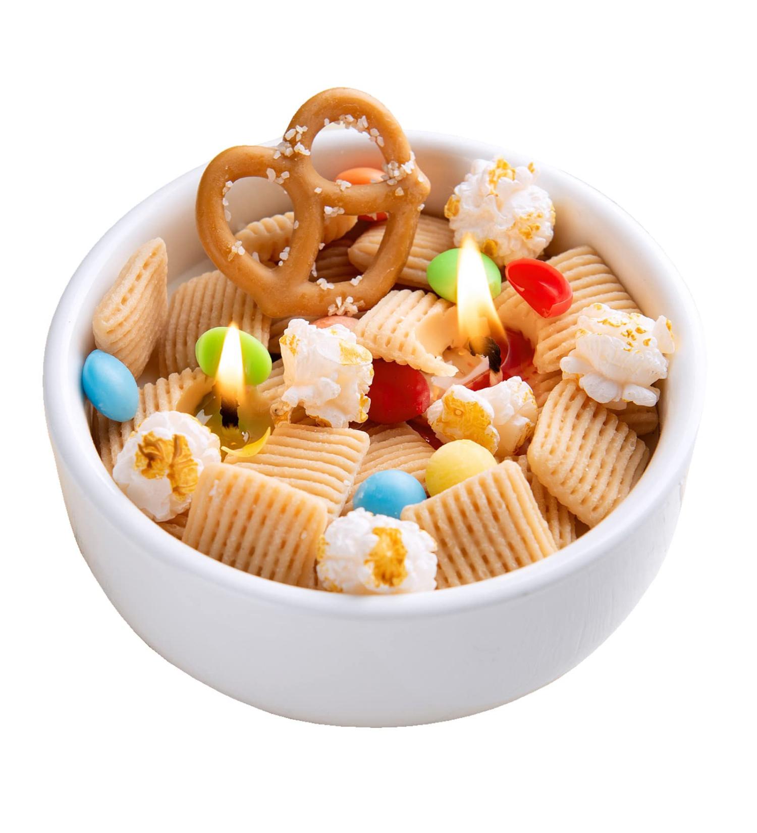 Sweet Vanilla Trail Mix Scented Soy Candle - Fun and Quirky Afternoon Tea Gift - Buy Online on GoSupps.com