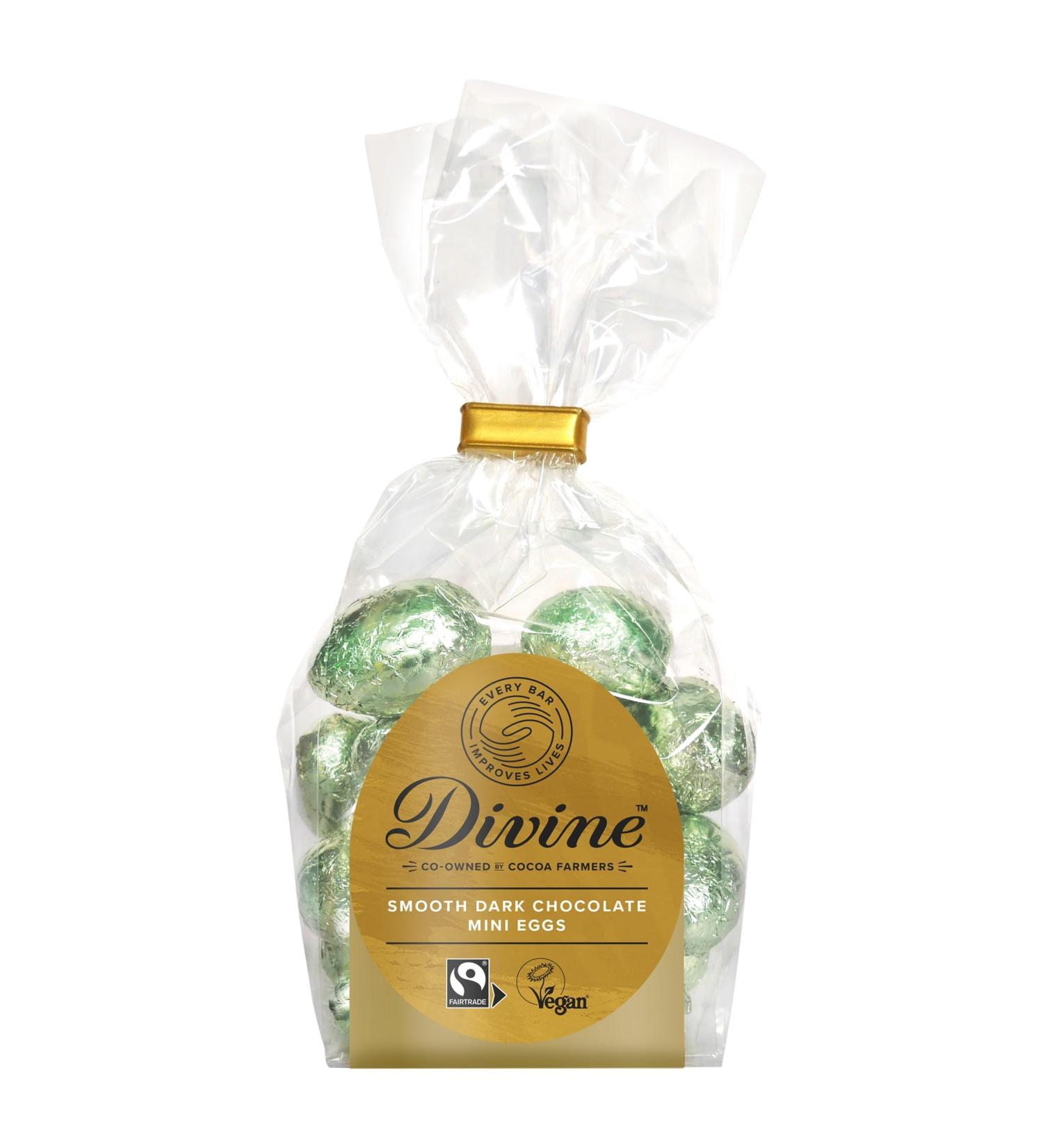 Divine Chocolate Dark 70% Chocolate Mini Eggs 50102010030 - Buy Online on GoSupps.com