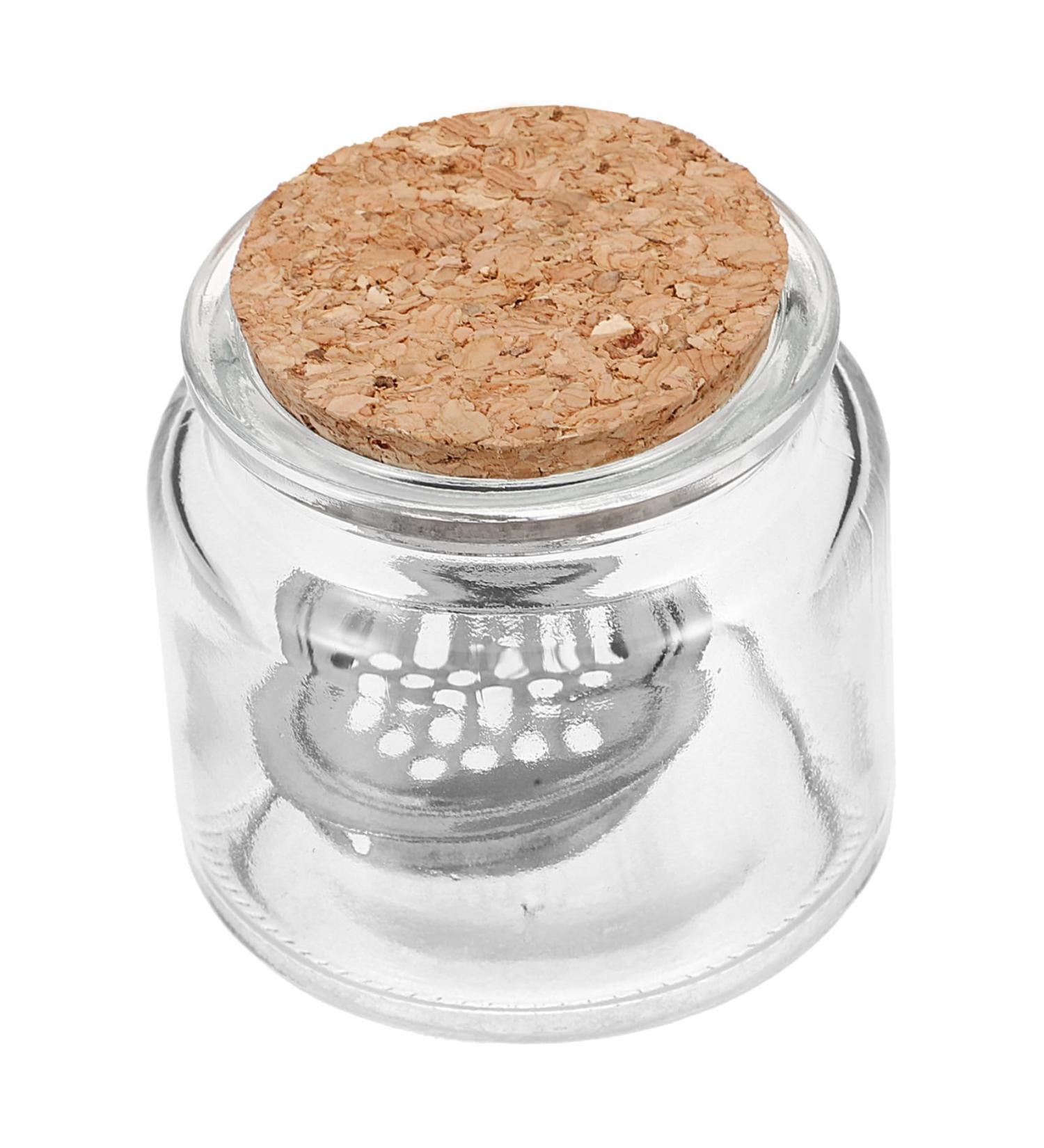 FRCOLOR Nail Cup Nail Liquid Bowl Diamond Dappen Dish Flower Dappen Bowl Nail Bowl Dappen Dish Manicure Nail Brush Nail Accessories Pen Wash Cup Sequins Cork - Buy Online on GoSupps.com