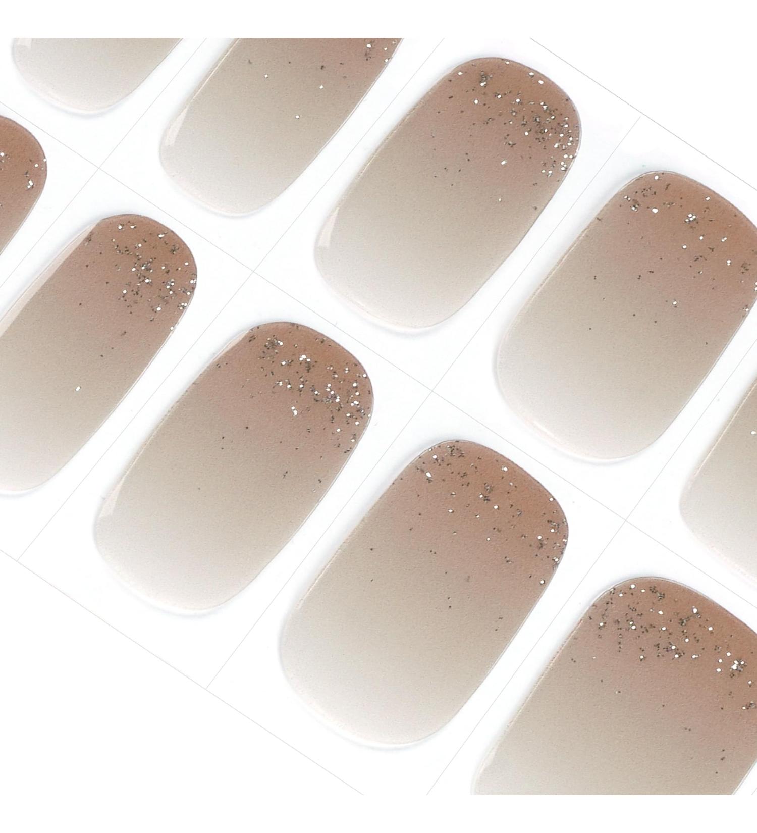 Danni & Toni Half Hardened Gel Nail Foils - Natural Wonder | Earth Colors Gradation - Self-Adhesive Nail Sticker Wraps for Stunning Nail Designs - Buy Online on GoSupps.com