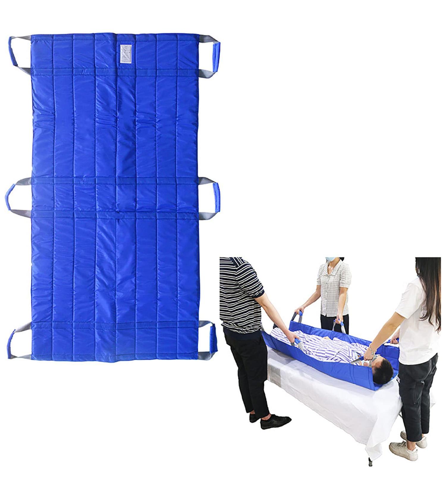 ZZBB Positioning Bed Pad with Handles Incontinence Mattress Bedding Protector Liner for Hospital Bedridden Lift Moving Patient Elderly Seniors Turner Transfer Sling - Buy Online on GoSupps.com