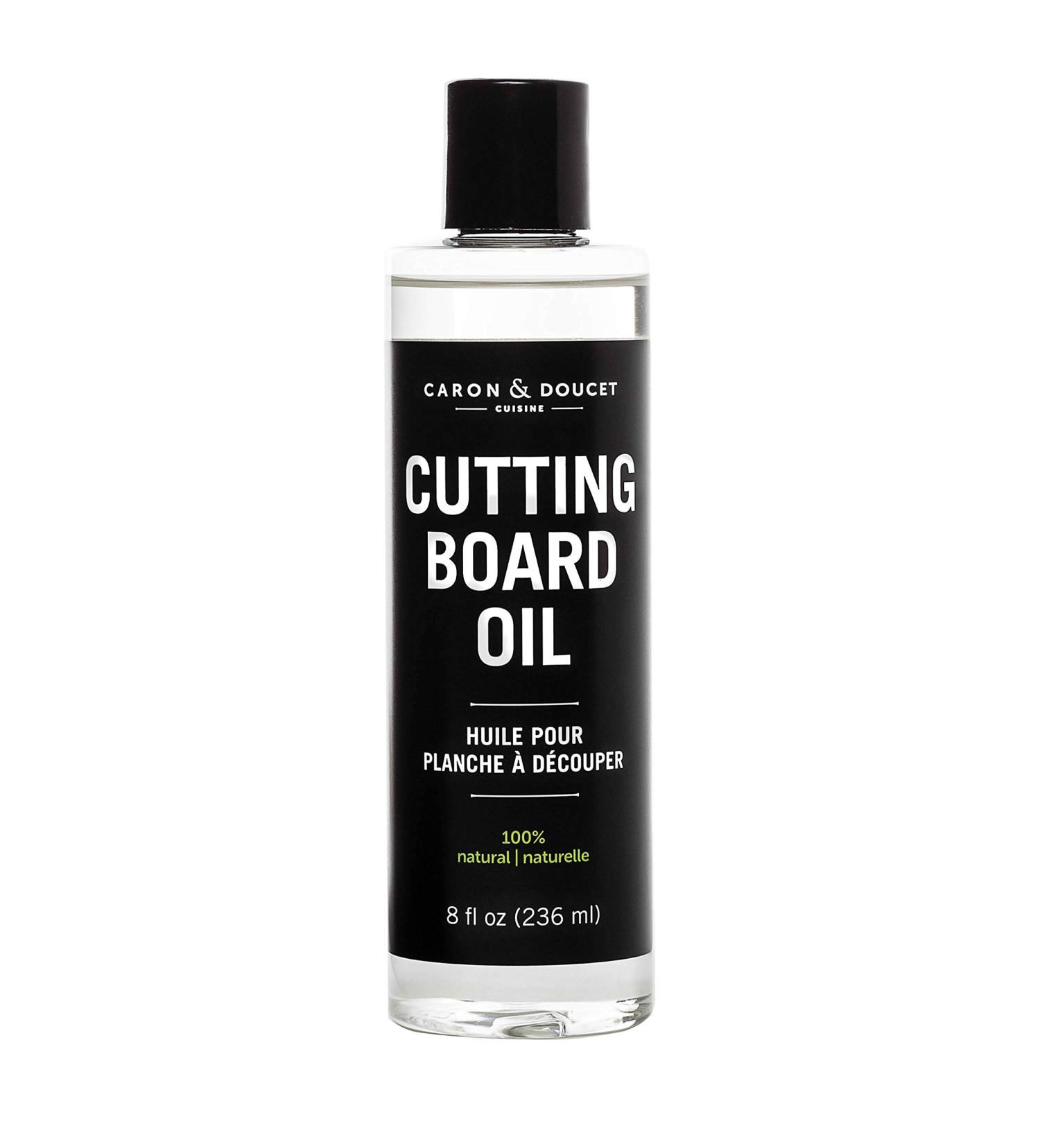 Caron & Doucet Cutting Board & Butcher Block Oil - 100% Coconut Derived, Vegan & Mineral Oil Free - 8 oz - Buy Online on GoSupps.com