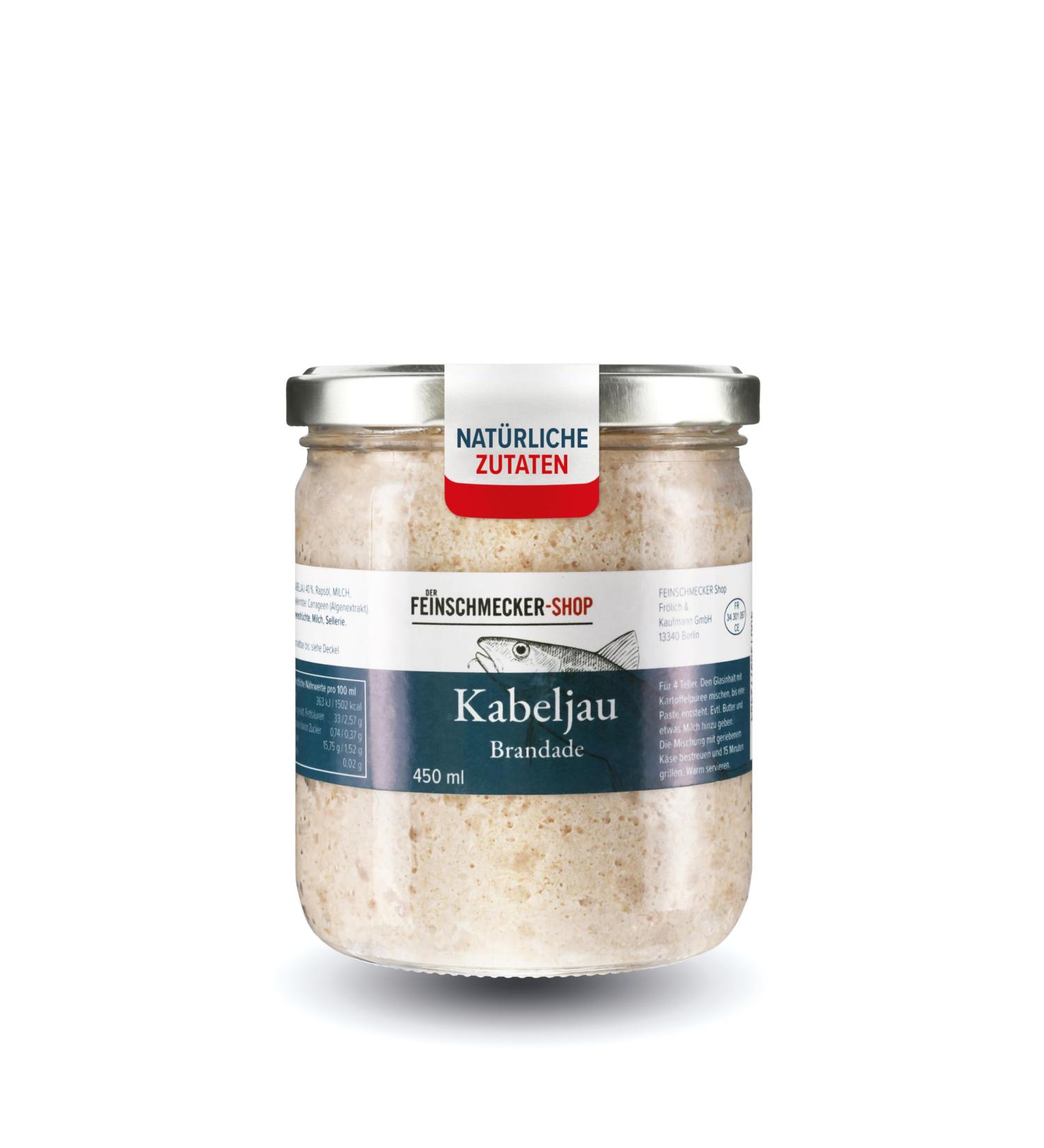 The Gourmet Cod Brandade 450ml | French Specialty | Perfect on croutons or as a gratin | Creamy & Versatile - Buy Online on GoSupps.com