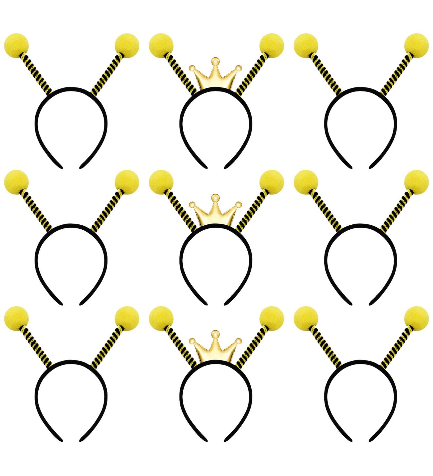 Beaupretty Bee Headbands - 9 Pack Antenna Hairbands for Kids & Adults Party Favors | Fun Costume Accessories - Buy Online on GoSupps.com