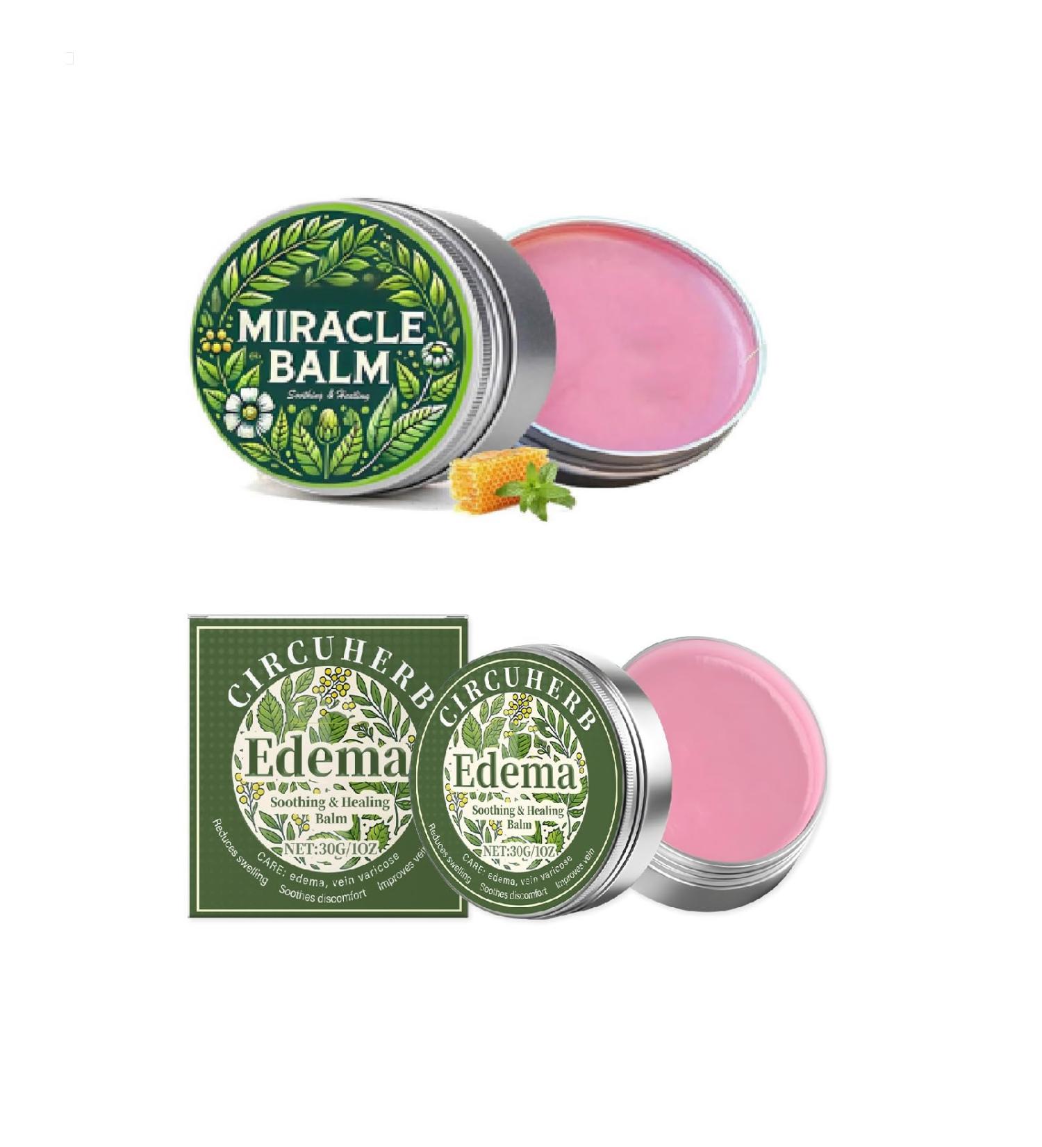 Baume Miracle Pour Les Veines Baume base de plantes 2pc cr me conjointe apaisante Cr me apaisante pour le dos jambes les articulations pieds et le corps Am liore Varices R duit Les Gonflements - Buy Online on GoSupps.com