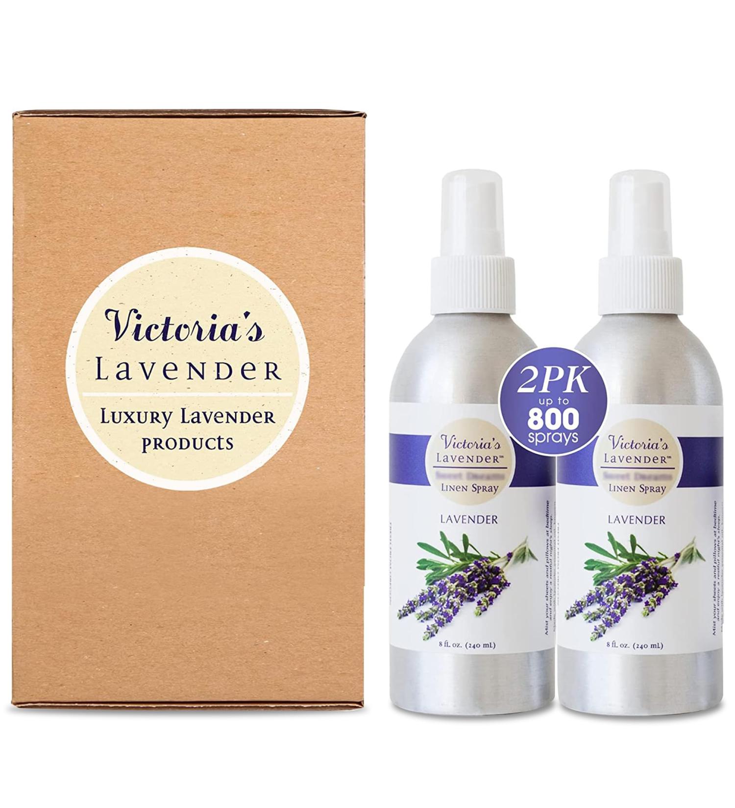 Victoria's Lavender Pillow and Linen Spray Lavender Essential Oil - Lavender Spray Pillow Spray Pillow Mist Spray Handmade in Oregon Pack of 2 16 oz Total Lavender 8 Fl Oz (Pack of 2) - Buy Online on GoSupps.com