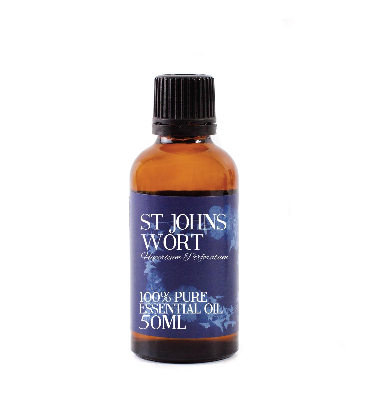 Mystic Moments |St. John's word essential oil 50 ml -pure and natural oil for diffusors aromatherapy and massage mixtures of vegan GMO -Free