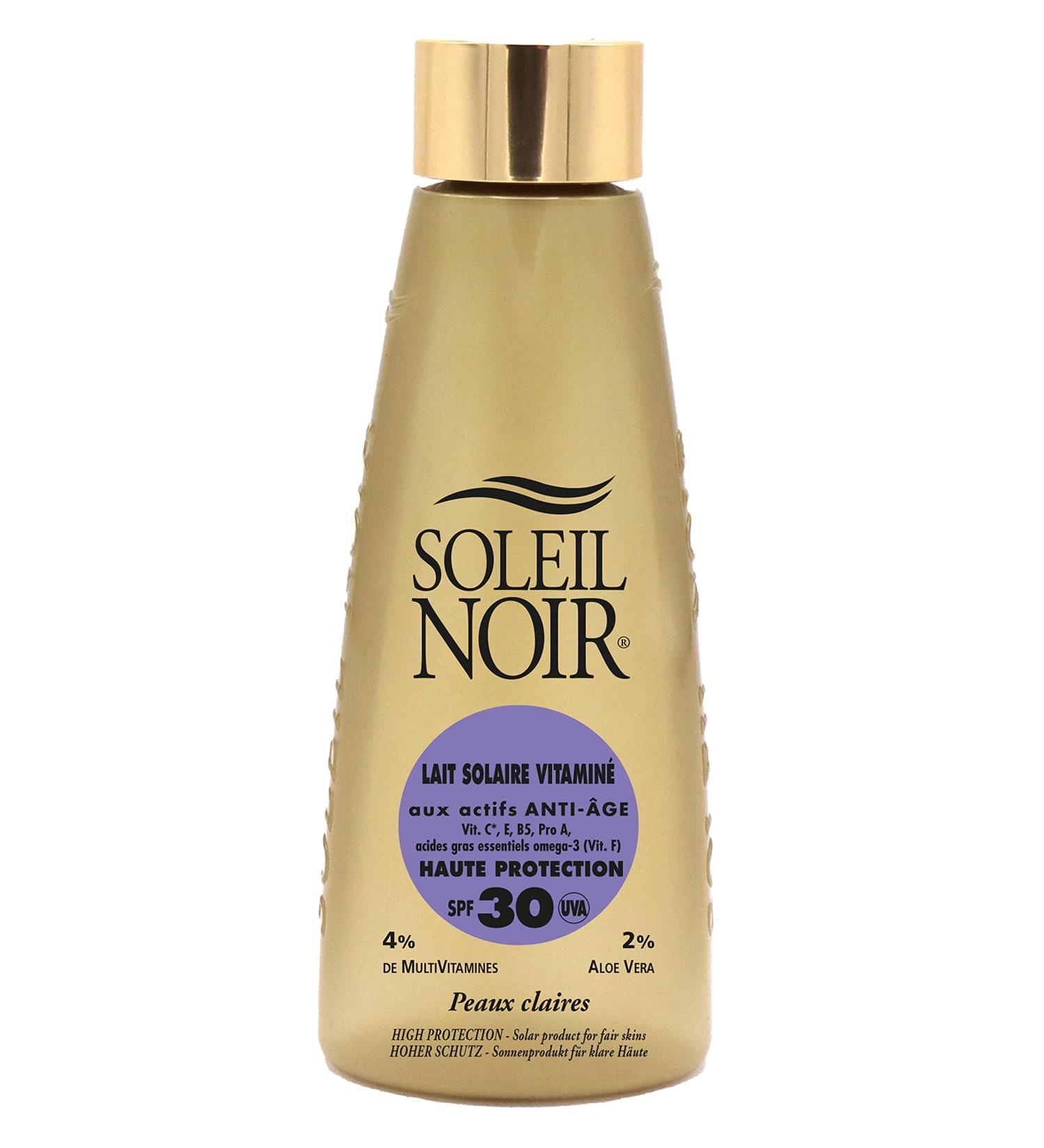 Soleil Noir Vitaminised Sun Milk High Protection SFF30 150ml - Buy Online on GoSupps.com