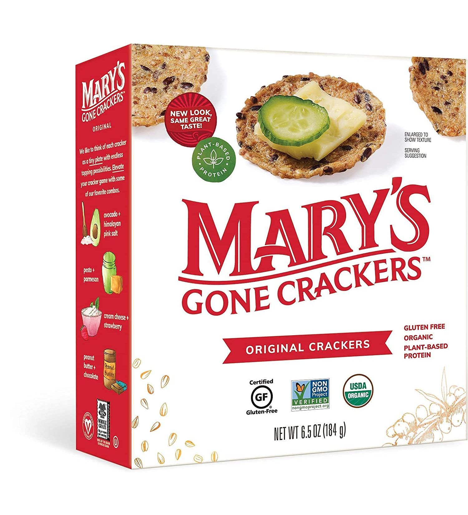Mary's Gone Crackers | Crackers-Original Gluten Free and Organic 6.5 Oz1PK