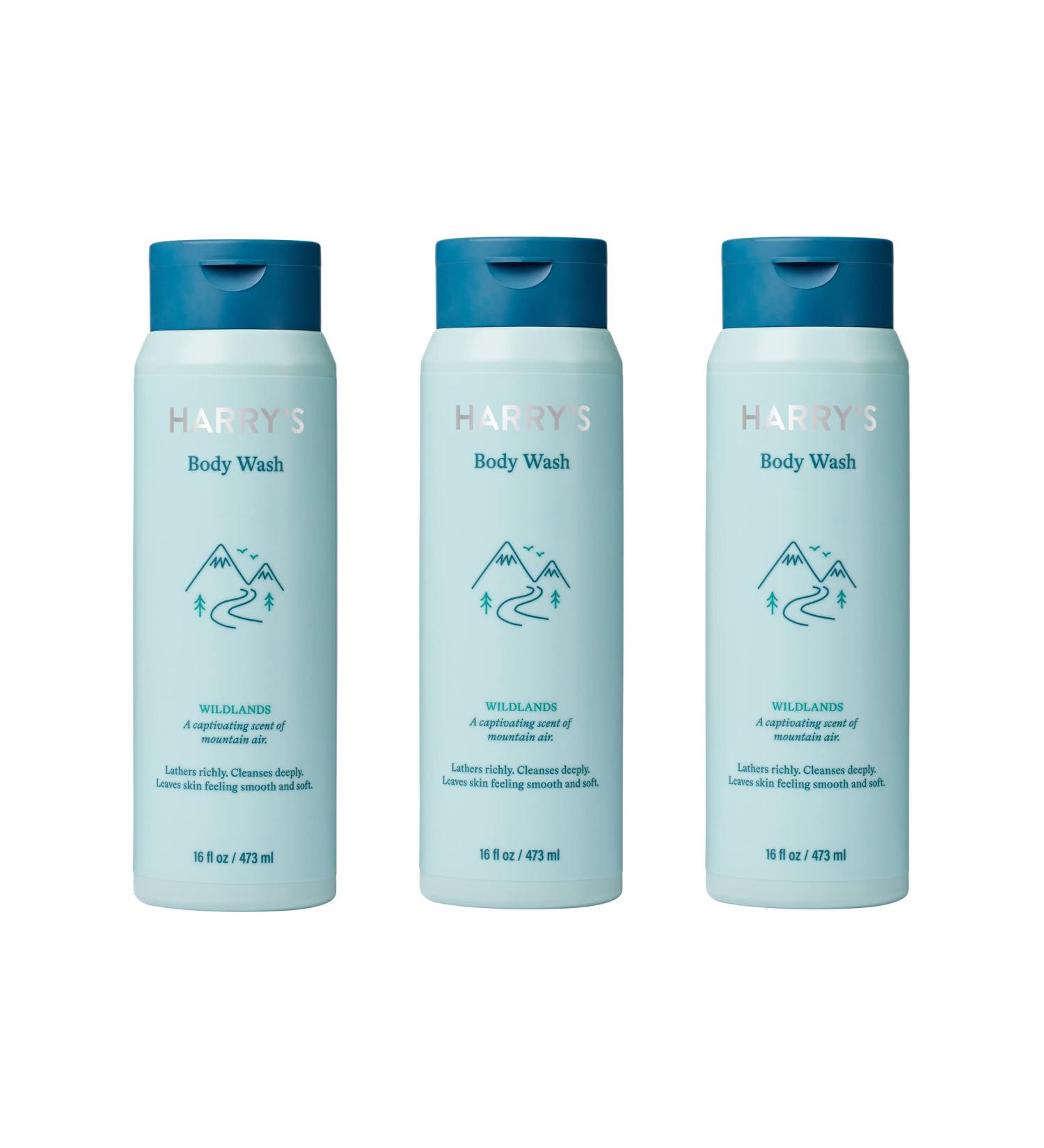 Harry's Men's Body Wash Shower Gel - Wildlands 16 Fl Oz (Pack of 3) - Buy Online on GoSupps.com