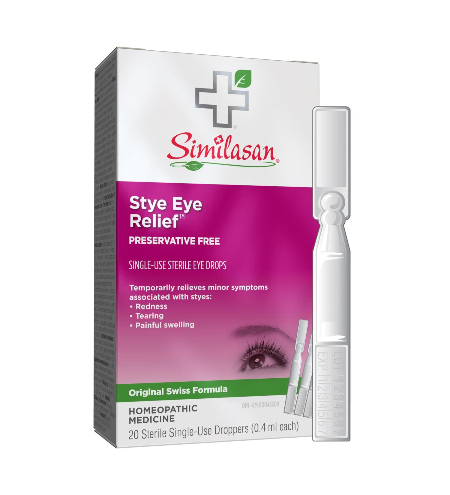 Similasan Stye Eye Relief Monodose 20 Count - Buy Online on GoSupps.com