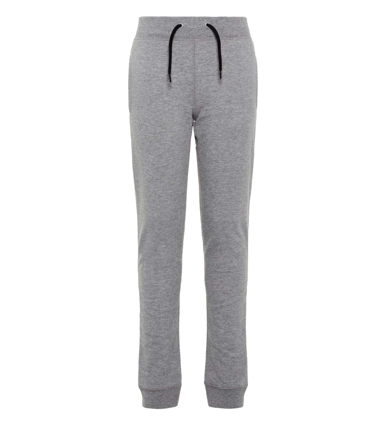 NAME IT Kids Cotton Sweatpants 164 - Grey Melange | Comfy & Stylish - Buy Online on GoSupps.com