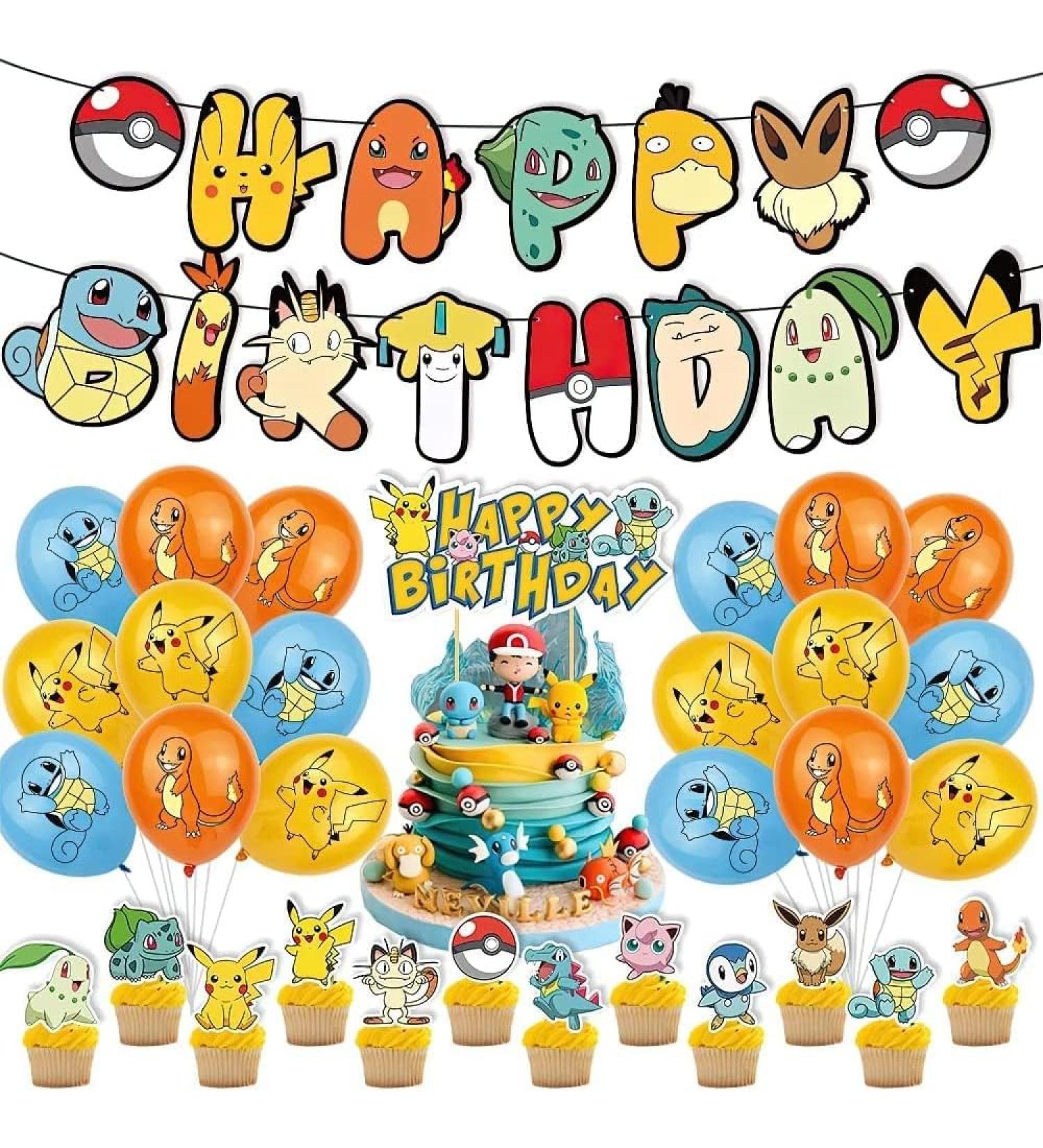 38 PCS Cartoon Birthday Cake Toppers and Cupcake Toppers - Theme Party Decorations Supplies - Buy Online on GoSupps.com