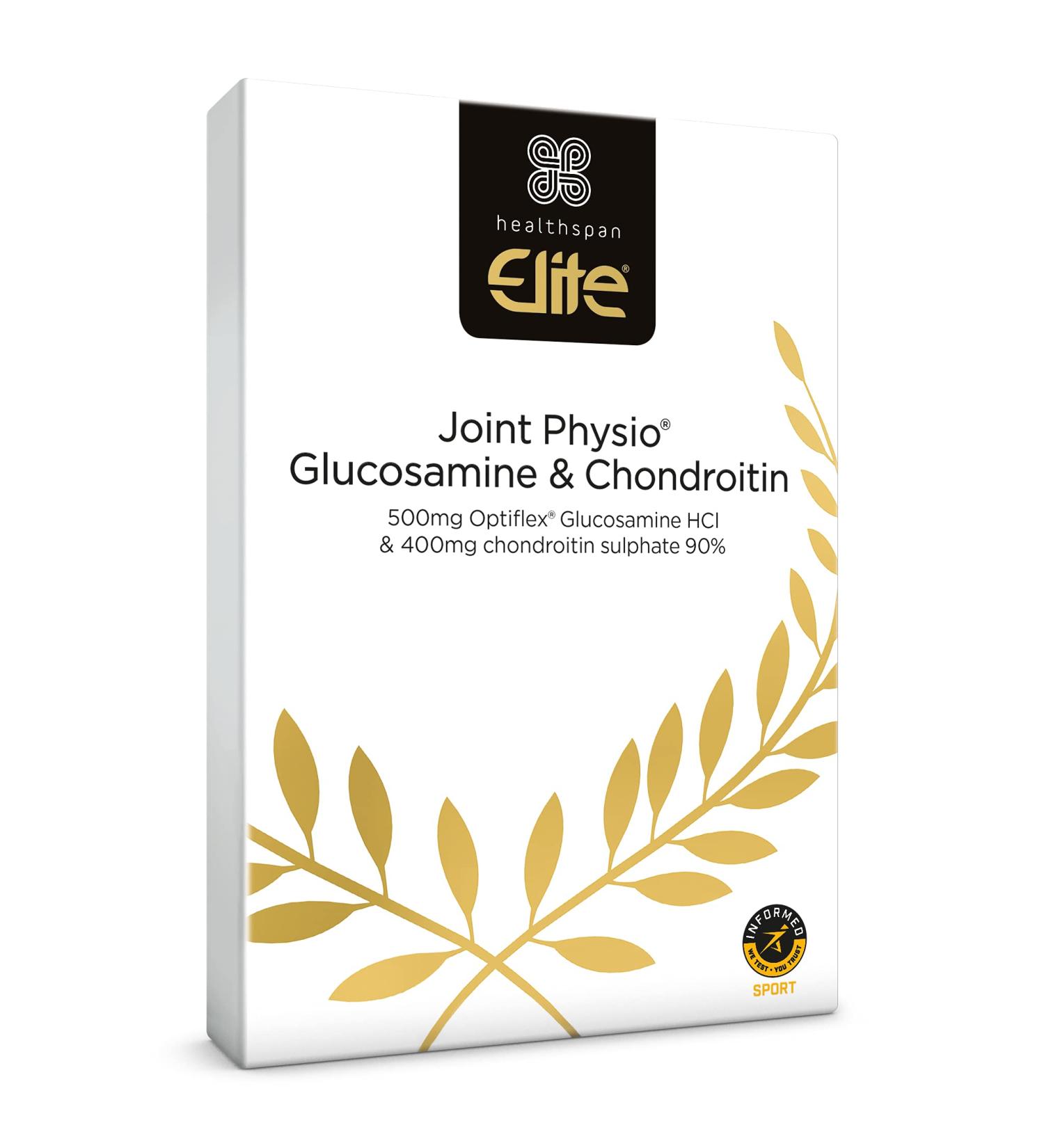 Healthspan Elite Glucosamine & Chondroitin Tablets - 2 Months Supply | Joint Health Support | All Blacks Partner | Informed Sport Accredited - Buy Online on GoSupps.com