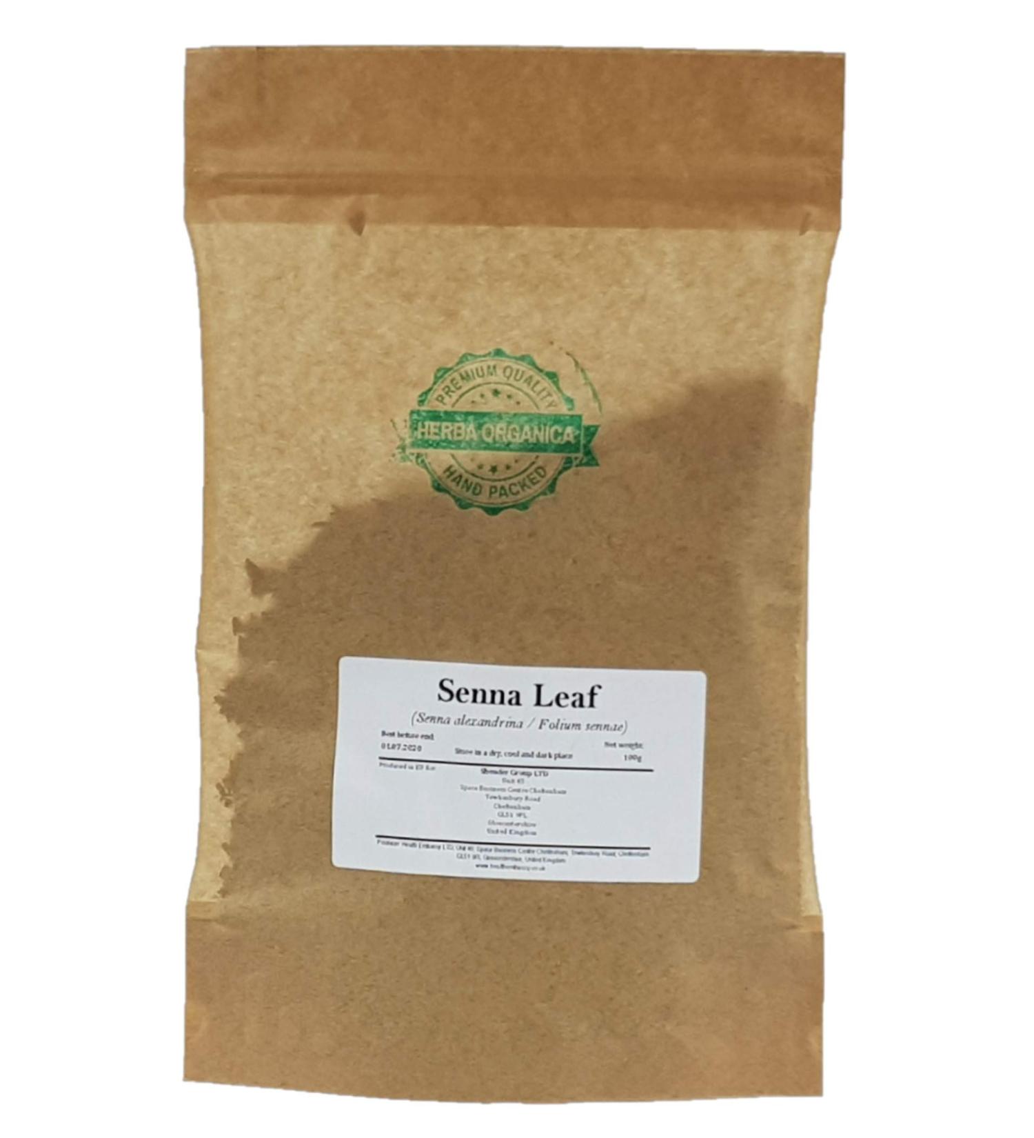 Herba Organica Senna Leaf - Senna Alexandrina L Alexandrian Senna (100g)