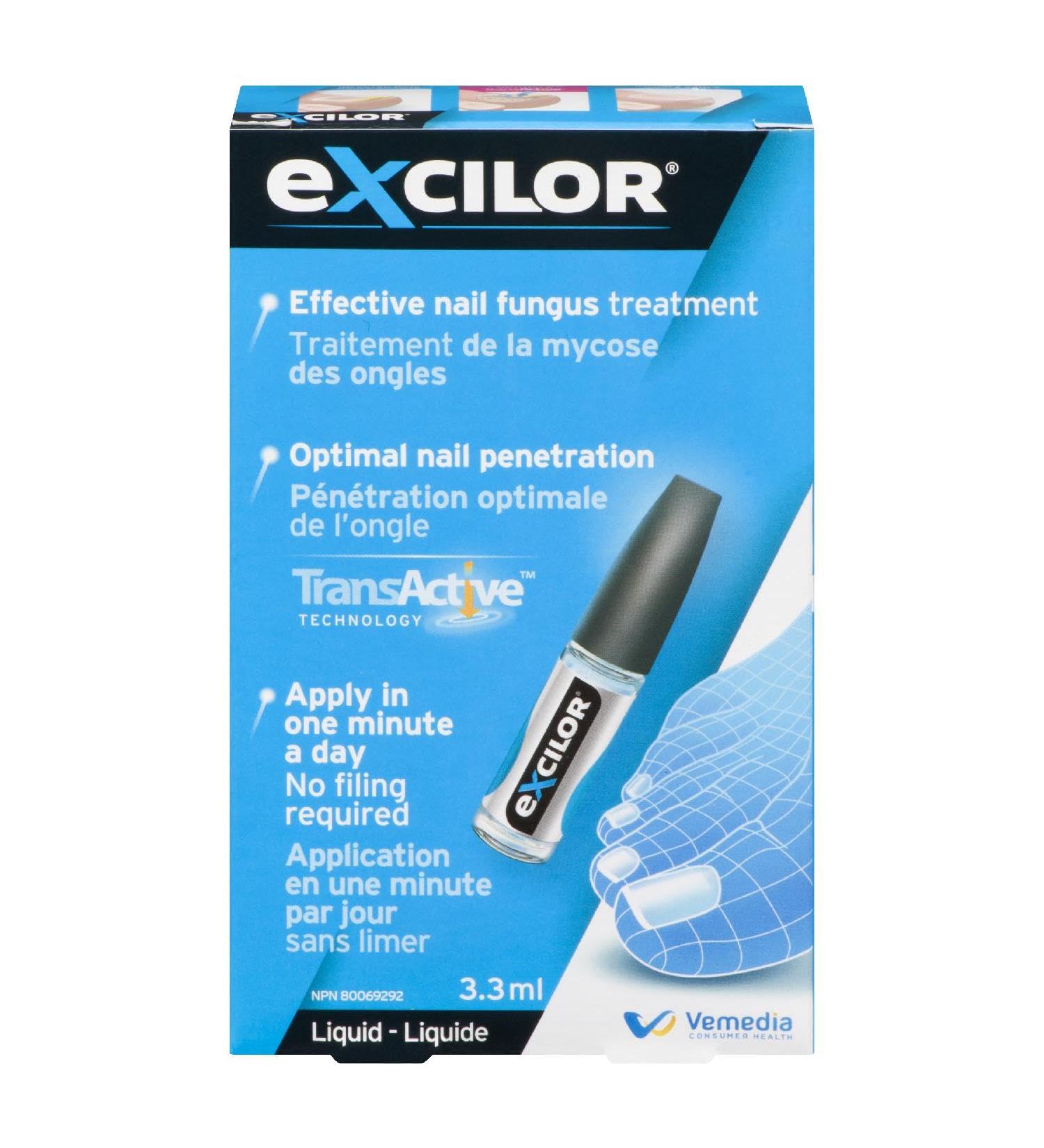 Excilor Nail Fungus Treatment Solution 3.3ml - Buy Online on GoSupps.com