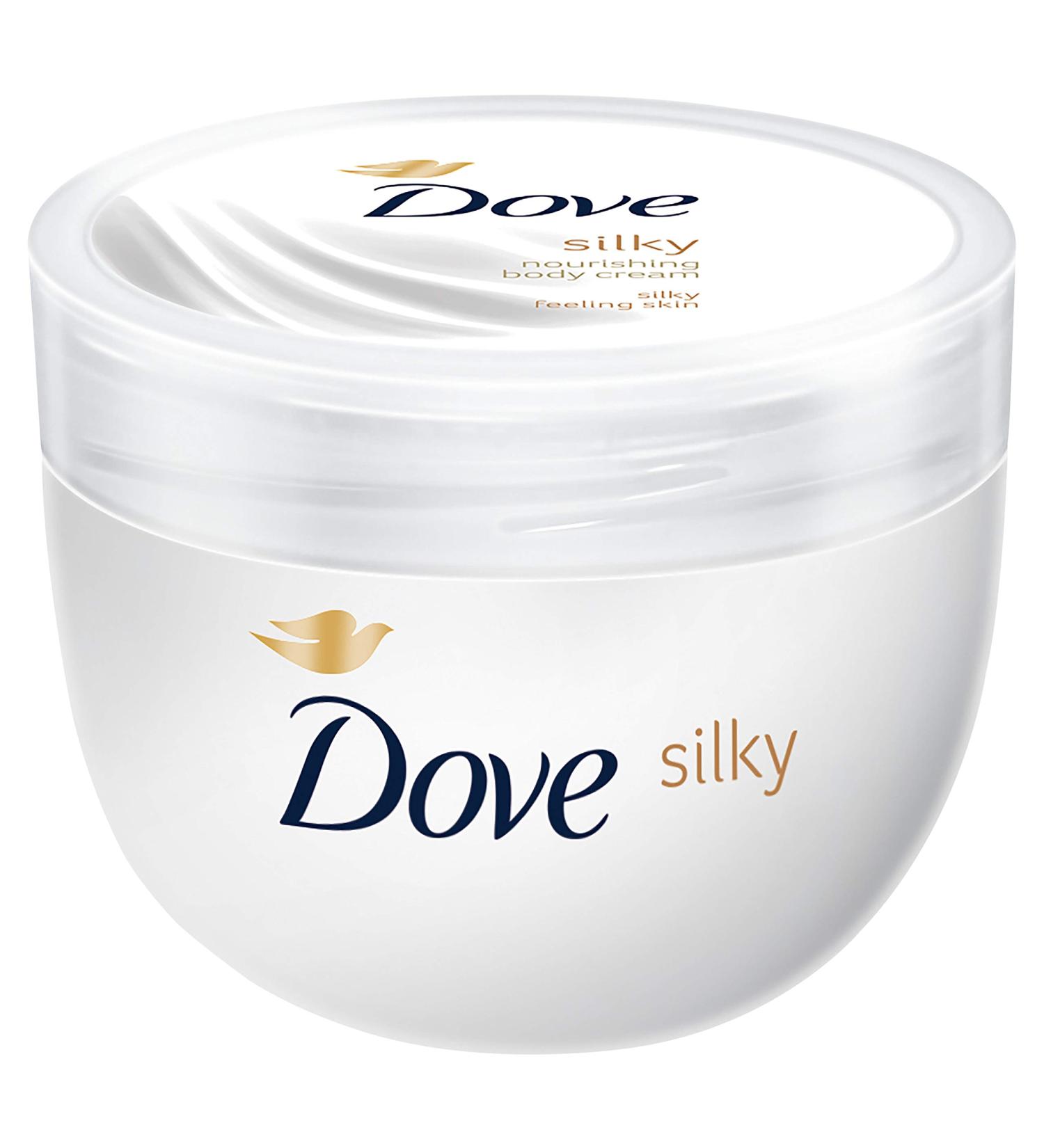 Dove Silky Nourishment Body Cream 10.1 oz - Moisturizing Skin Care - Buy Online on GoSupps.com