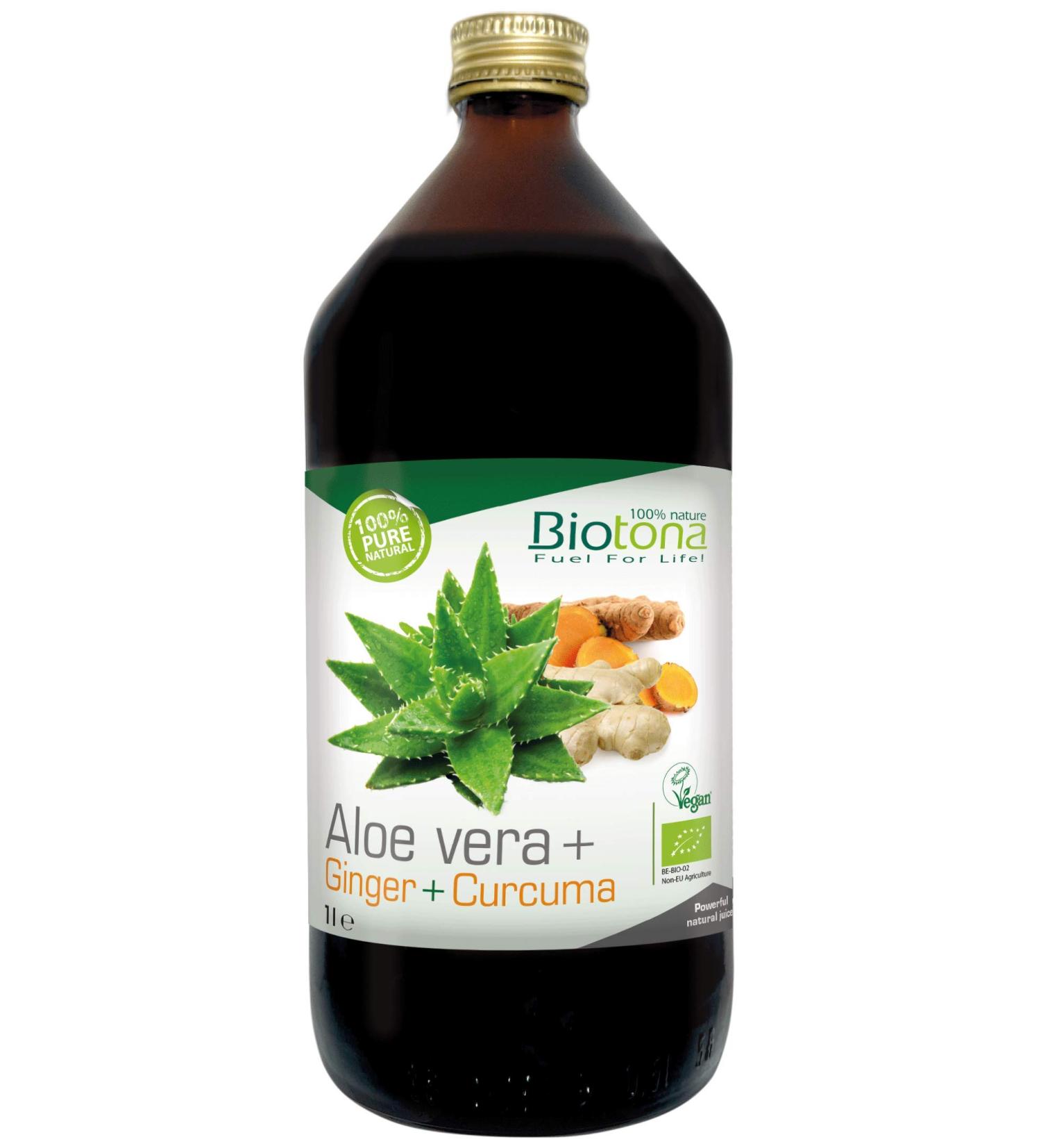 Biotona Aloe & ginger & curcuma bio 1000ml