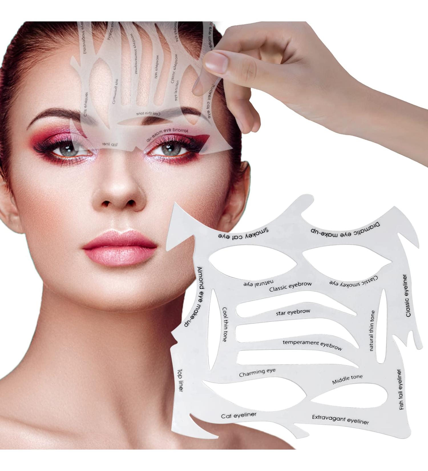 Variety of Shapes Quick Make-Up Stencils: Eyeliner Molds & Template for Easy Eyeshadow Application - Buy Online on GoSupps.com