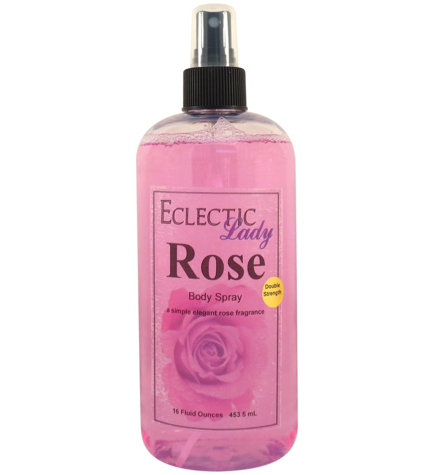 Rose Body Spray (Double Strength) 16 ounces Body Mist for Women with Clean Light & Gentle Fragrance Long Lasting Perfume with Comforting Scent for Men & Women Cologne with Soft Subtle Aroma For 16 Fluid Ounces (Double Strength) - Buy Online on GoSupps.com