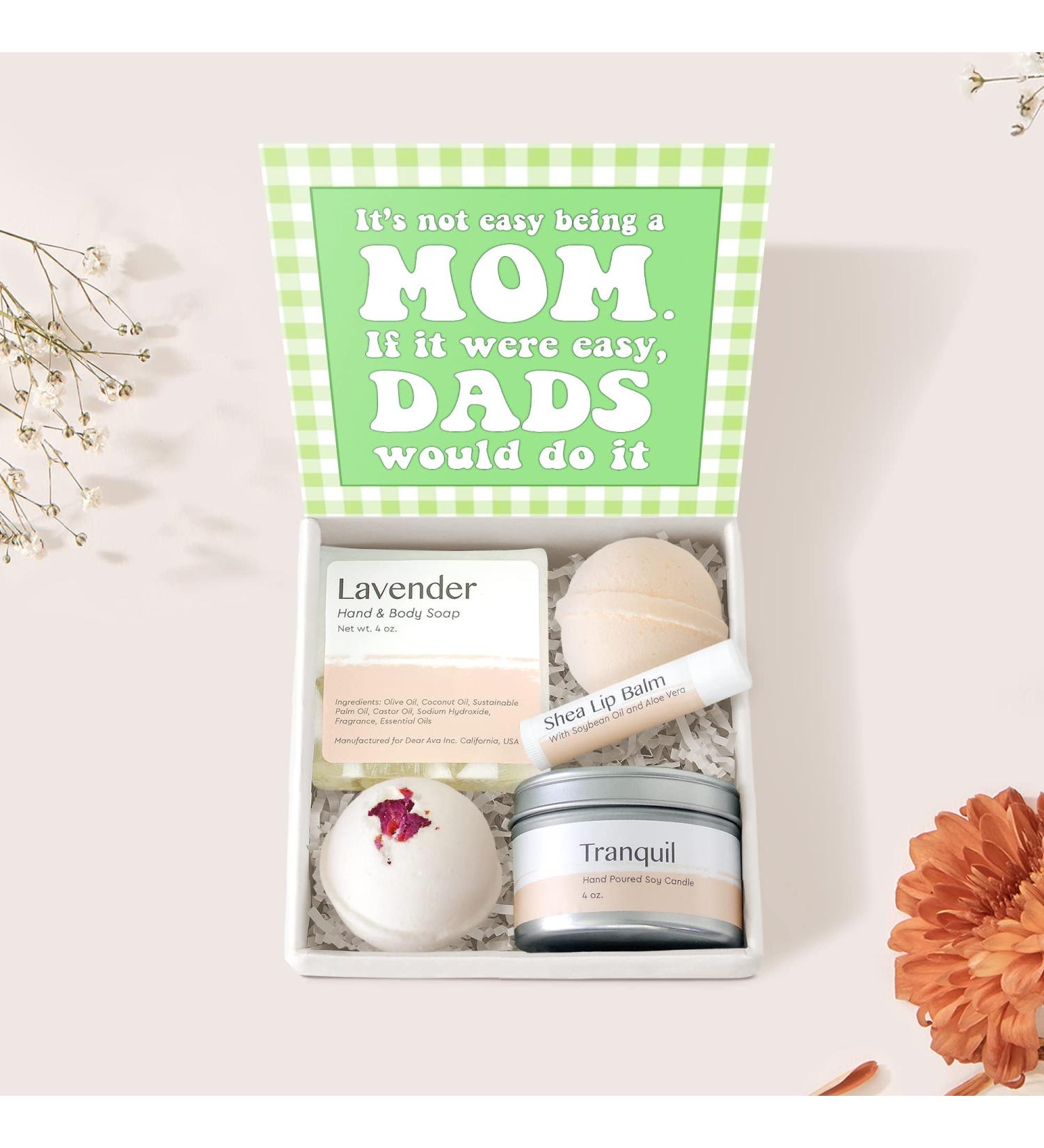 Dear Ava Spa Gifts for Women | Organic Self-Care Luxury Bath & Body Kit | Anti-Stress Relaxation Set with Heartfelt Card | Perfect Gift for Moms & Dads - Buy Online on GoSupps.com