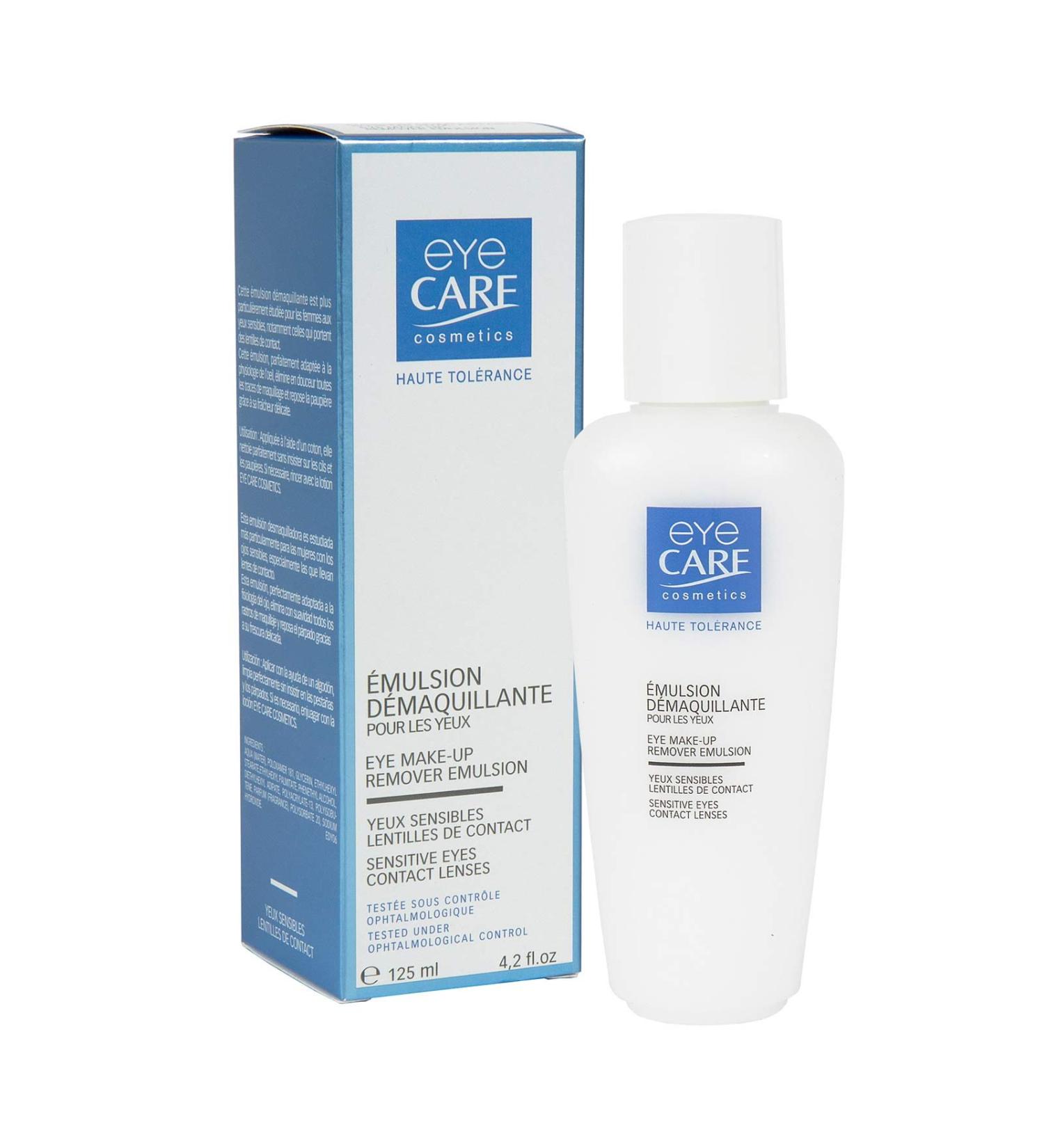 Eye Care Cosmetics Eye Make-Up Remover Emulsion 125ml Milk Base White