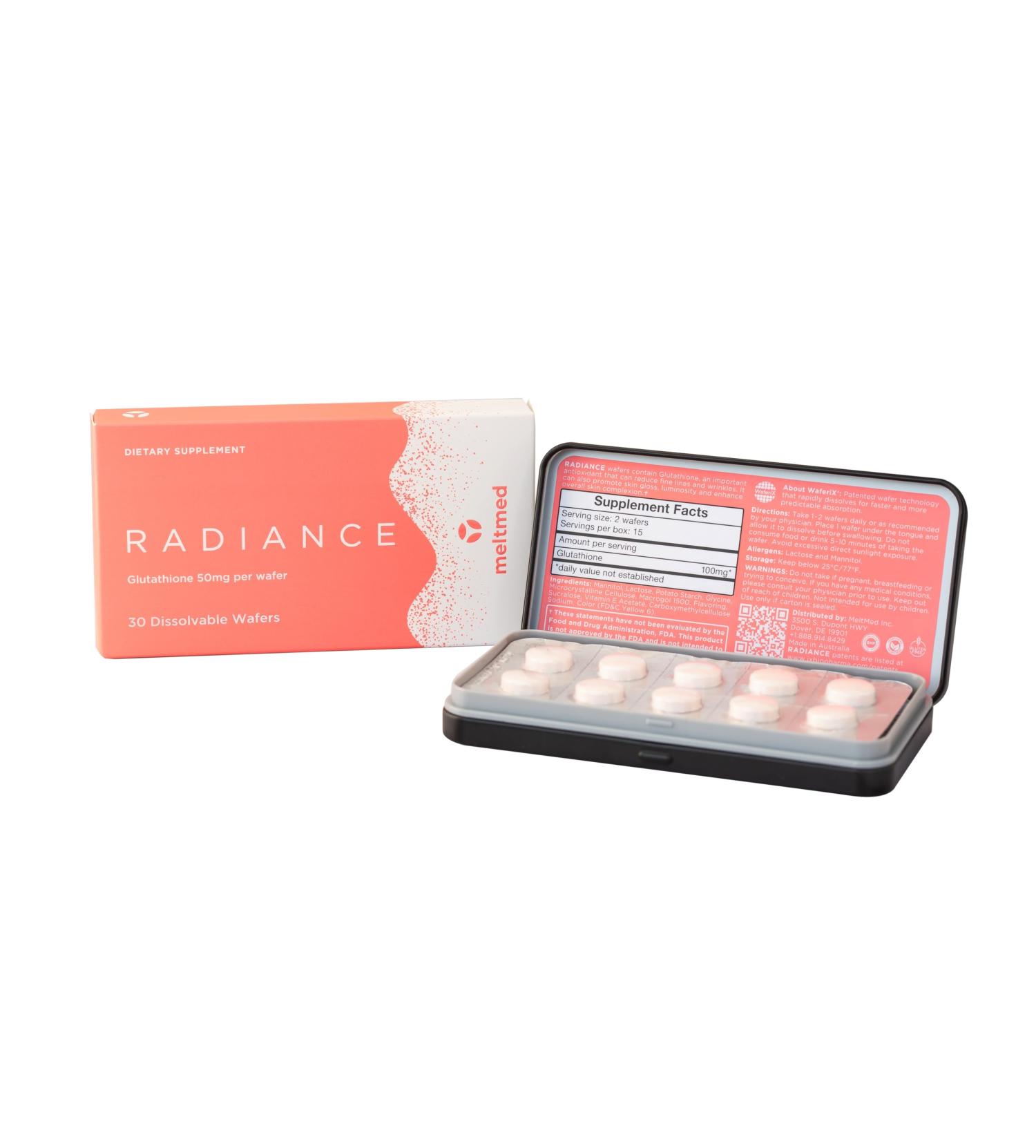 Buy RADIANCE NAD+ 50MG Wafers - 30 Count | Boost Energy & Wellness | International Shipping Available - Buy Online on GoSupps.com