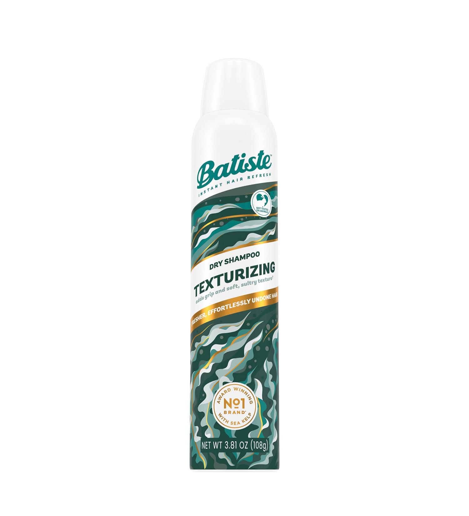 Batiste Texturizing Dry Shampoo 3.81oz - Beachy Tousled Hair Refresher with Grit and Texture - Buy Online on GoSupps.com