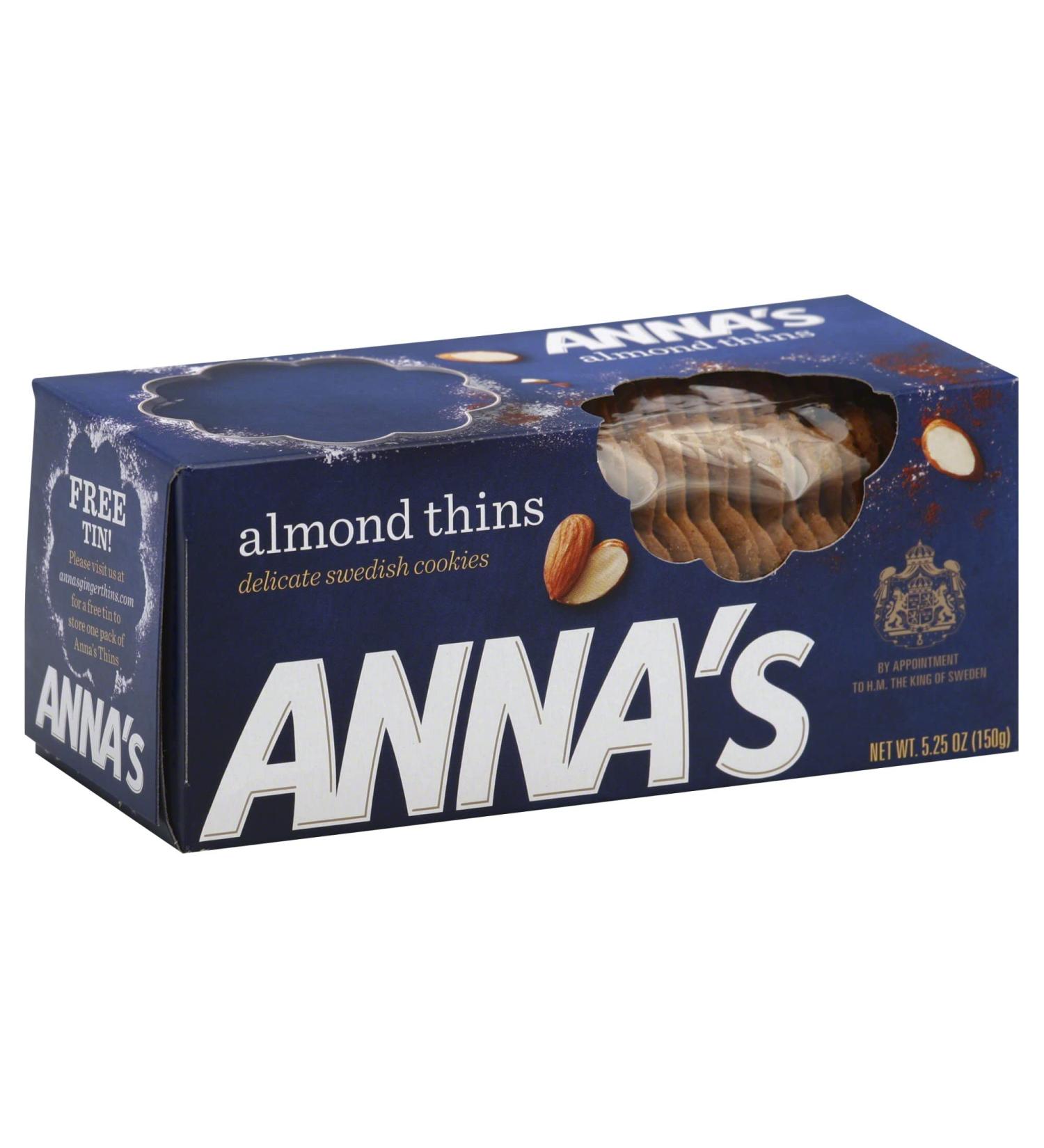 Anna's Thins, Almond, 5.25 Oz