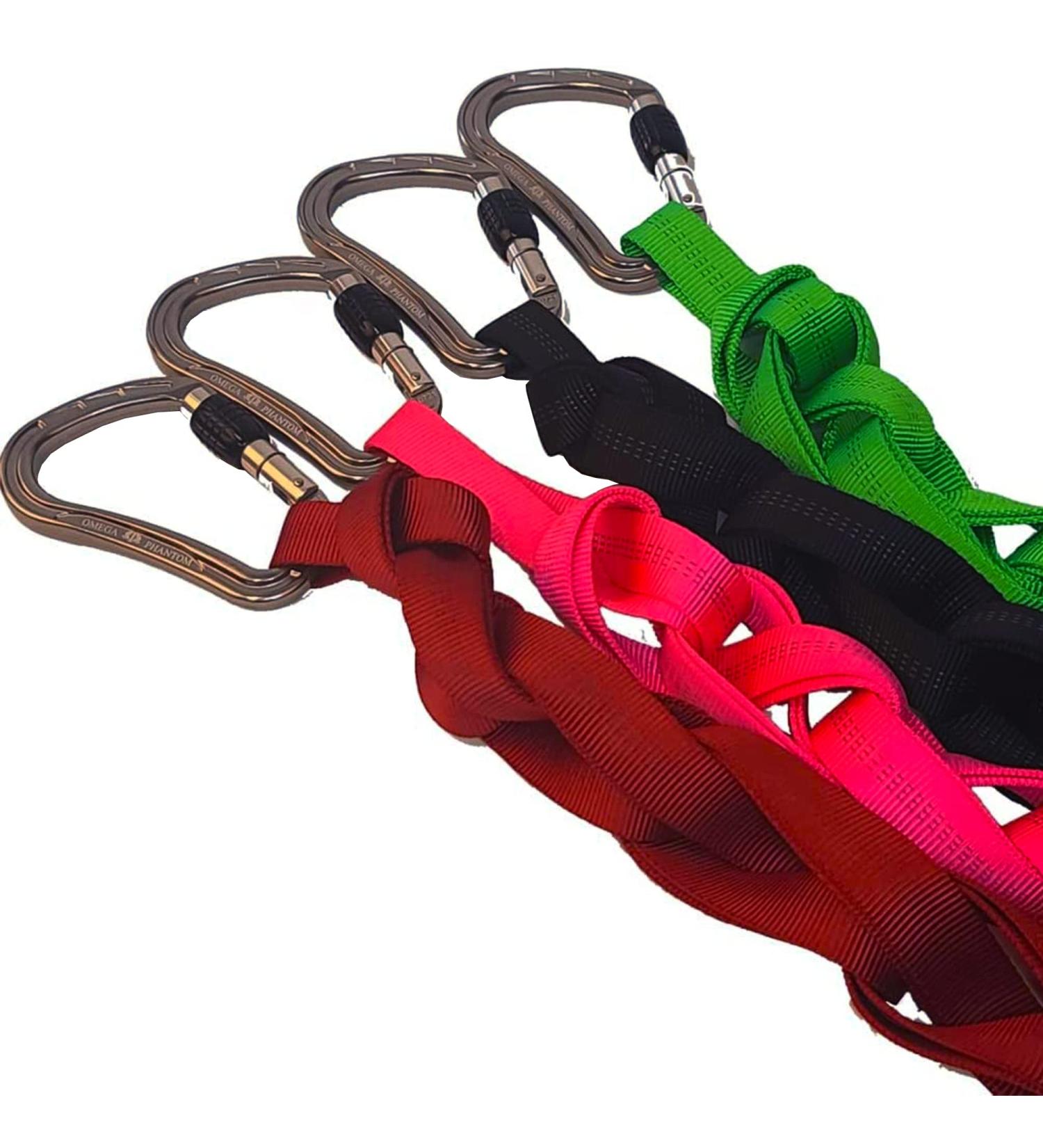 Rock-N-Rescue 20-Foot Webbing and Carabiner Combo - Heavy-Duty Nylon - Made in USA - Firefighter and Rescue Gear - Buy Online on GoSupps.com