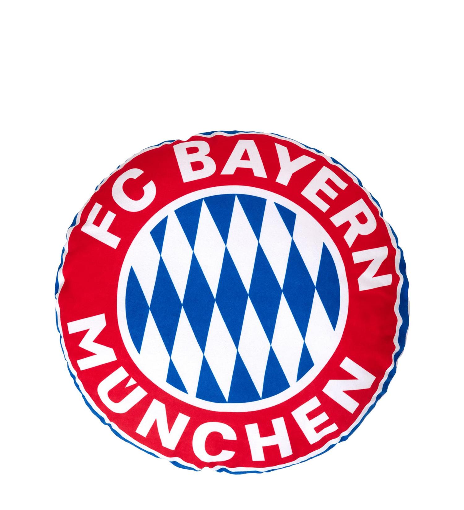 FC Bayern Munich Round Cushion | Premium Cushion for Fans | Record Champions Memorabilia - Buy Online on GoSupps.com