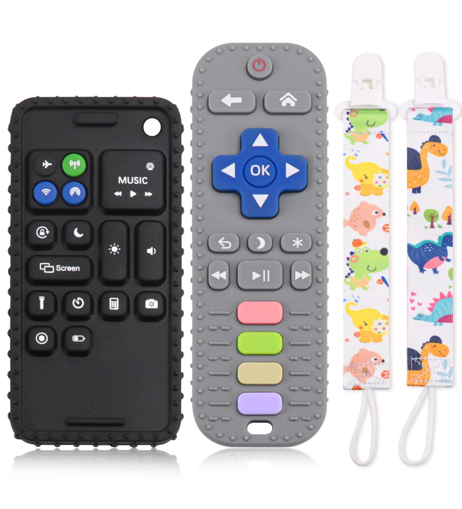 Yotako Baby Teether Rings - 2 Pack Silicone Bite Rings for 3-24 Months | Soothing Teething Toy for Girls - Buy Online on GoSupps.com