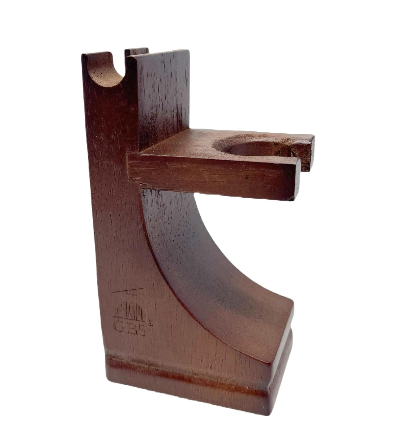 Buy G.B.S Wooden Brush & Razor Stand - Durable Shaving Accessories for Men | International Shipping Available - Buy Online on GoSupps.com